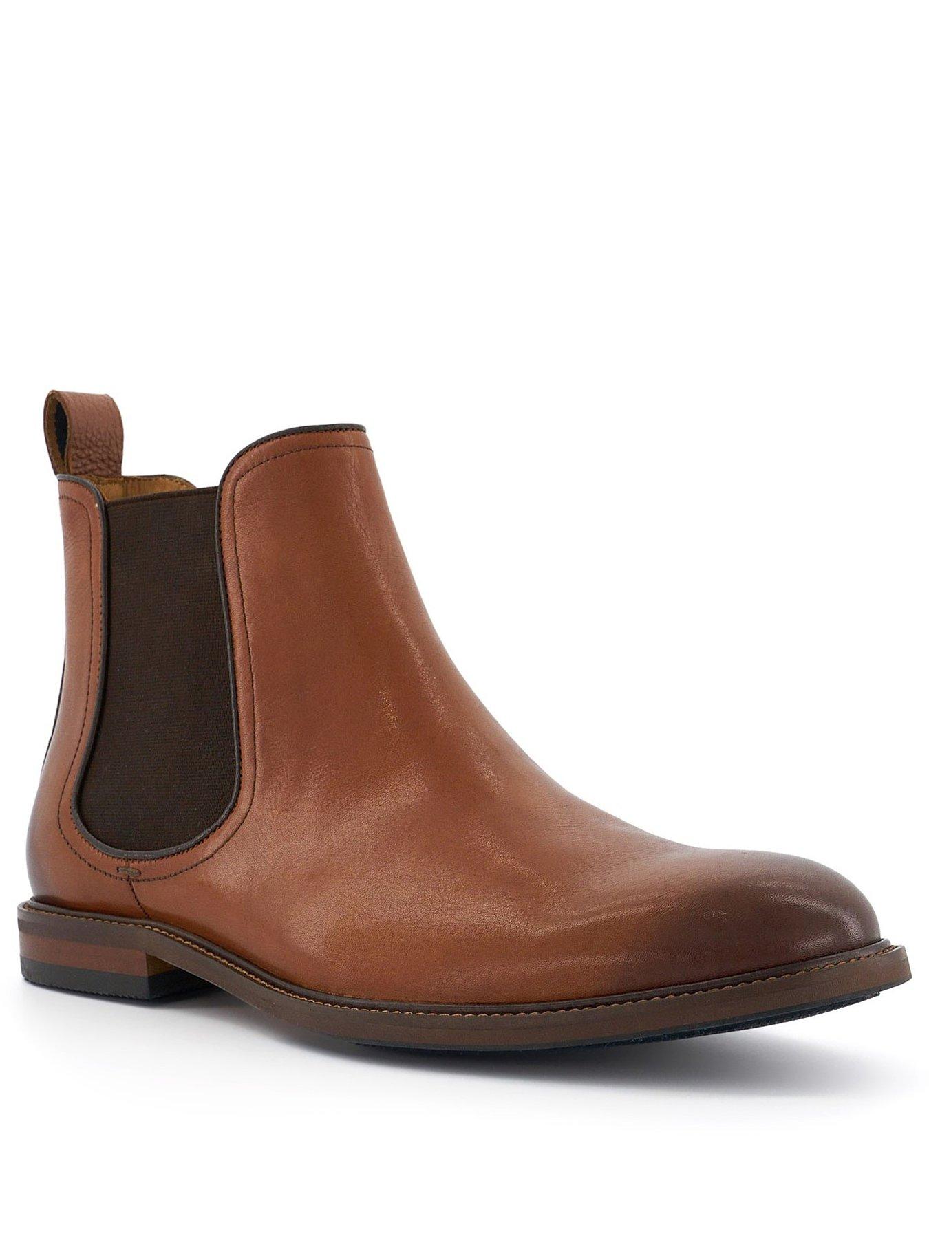 dune-london-characteristic-chelsea-boot-brownstillFront