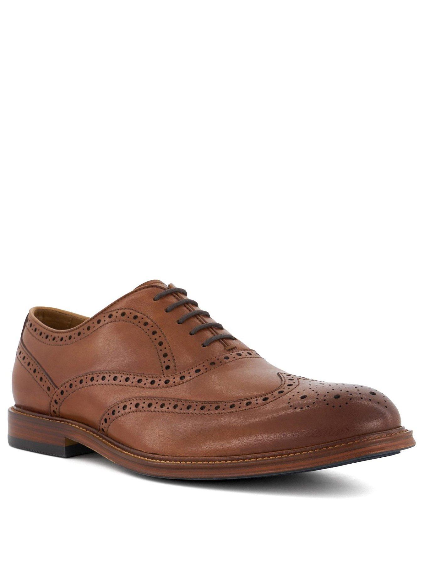 dune-london-solihull-brogue-shoe-brownstillFront