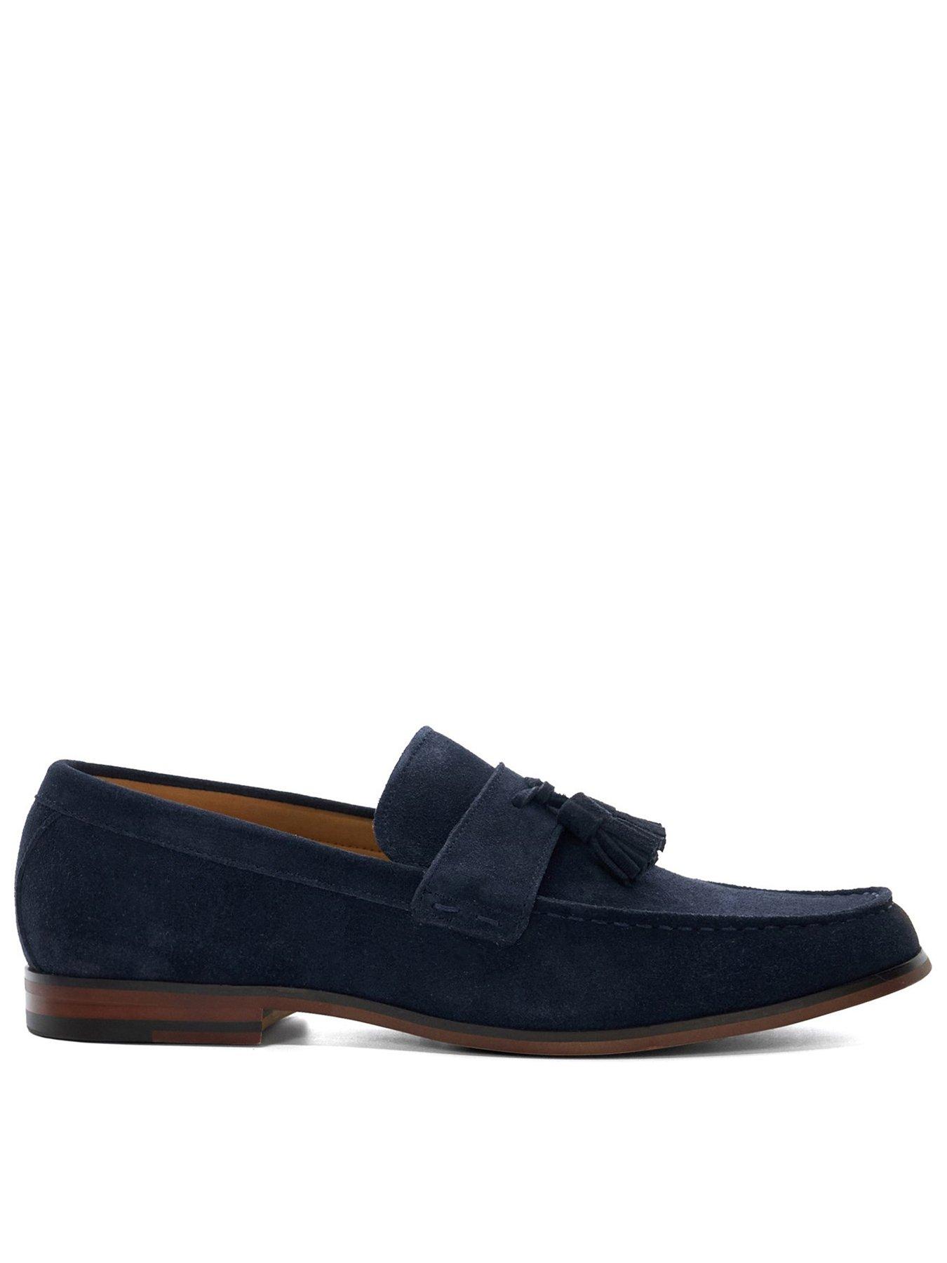 dune-london-blaikes-suede-loafer-navy