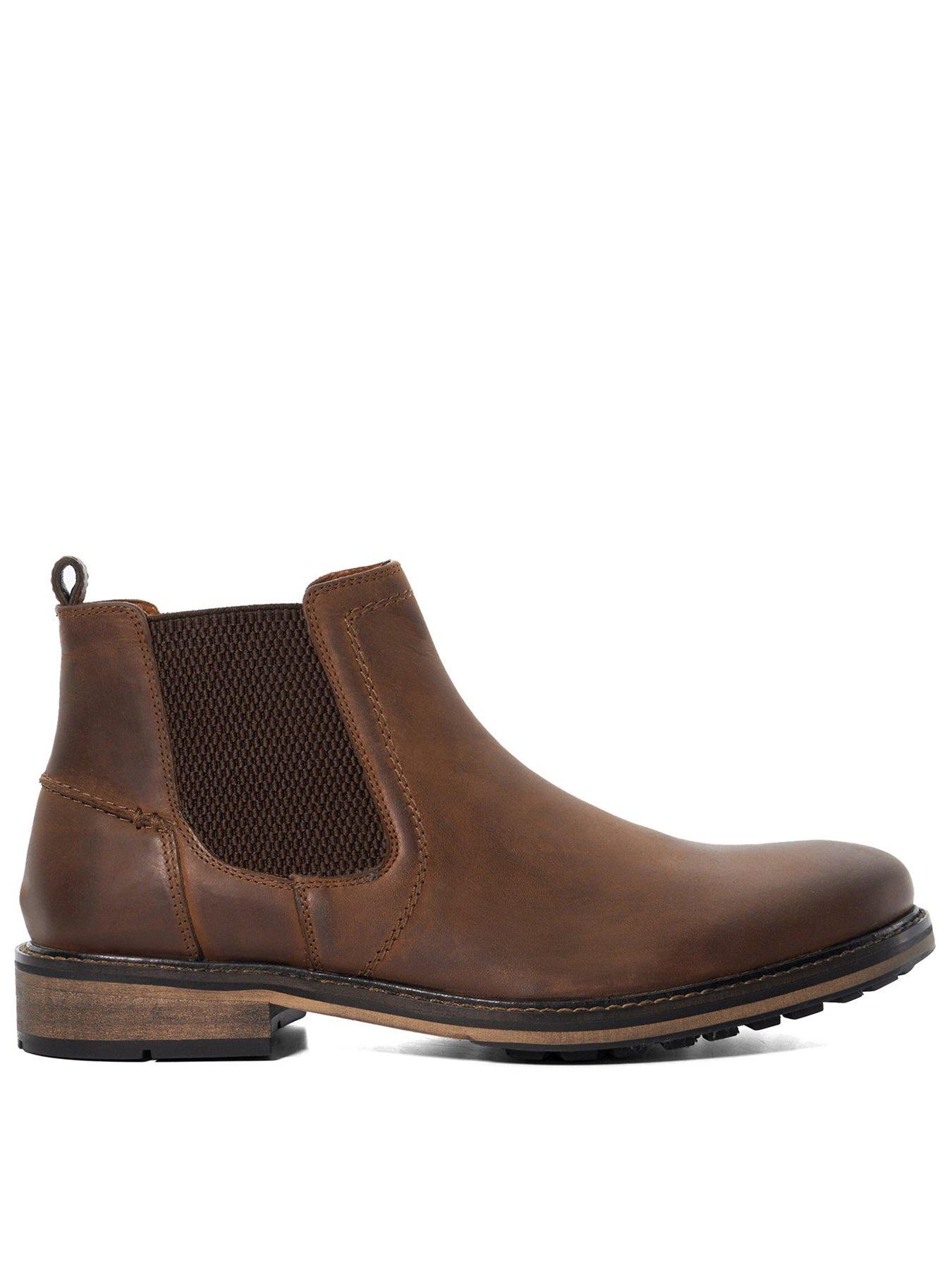 Image 1 of 6 of Dune London Chorleys Chelsea Boot - Brown