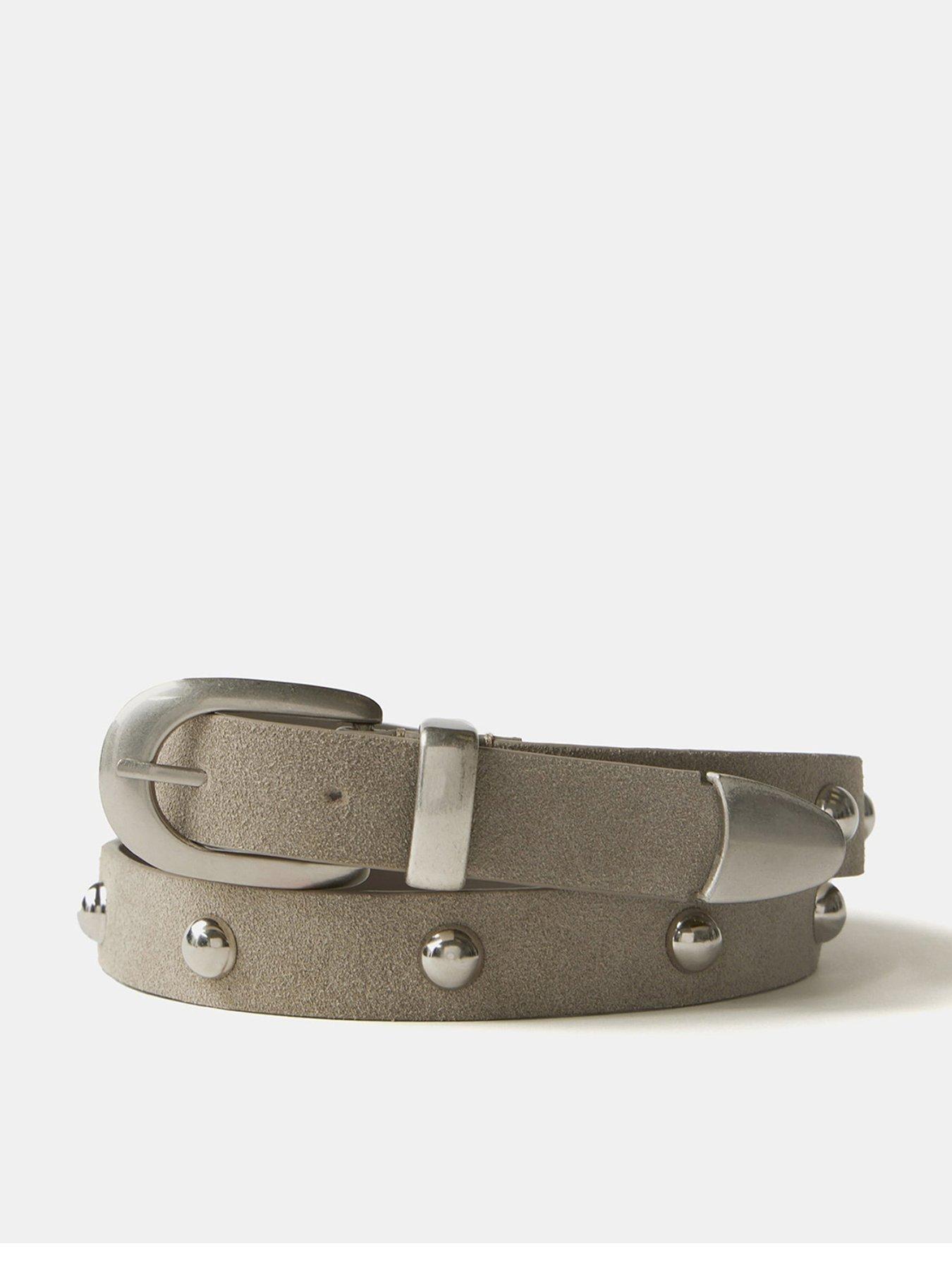 mint-velvet-grey-suede-studded-belt