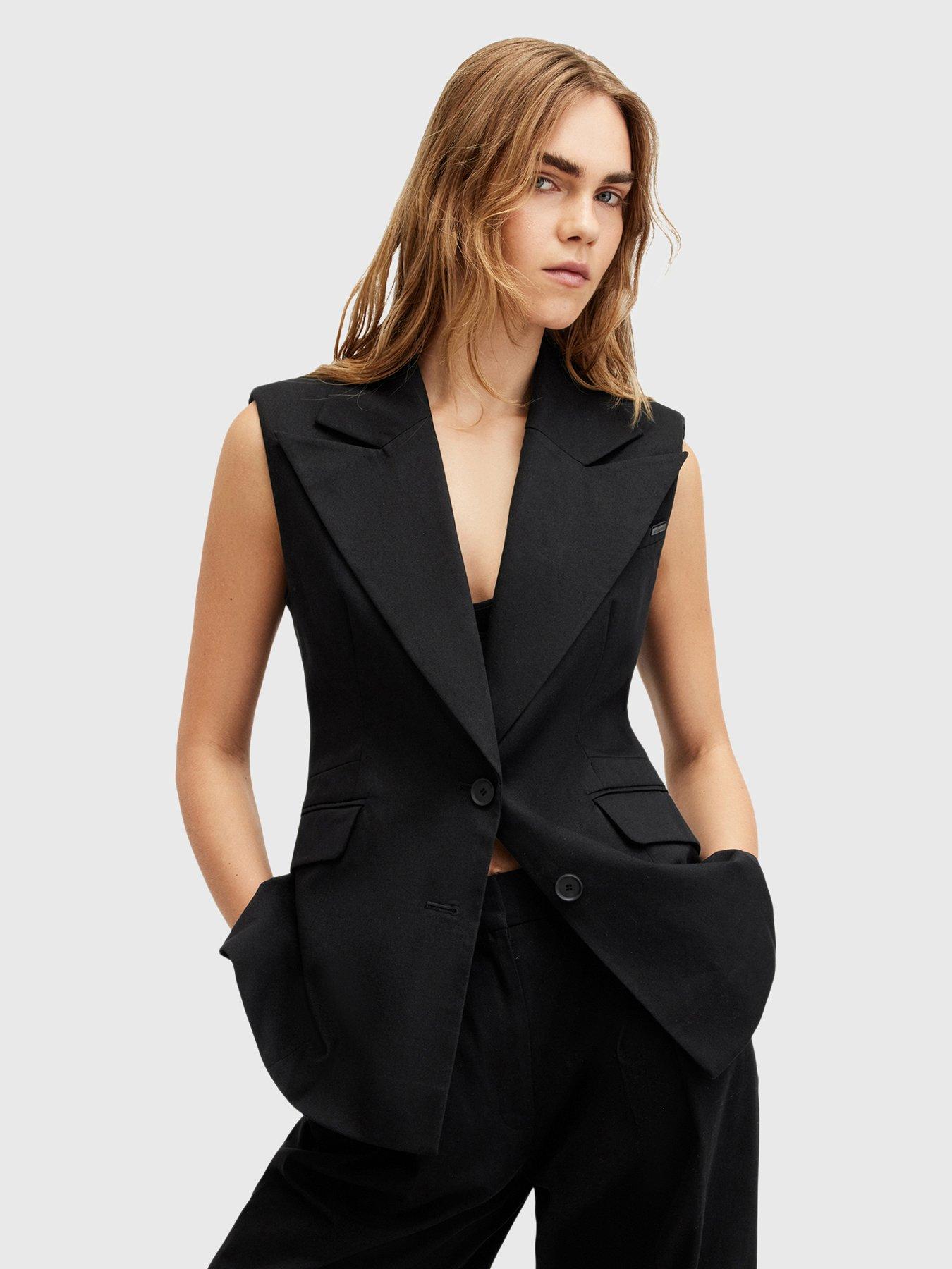 allsaints-hally-blazer-black