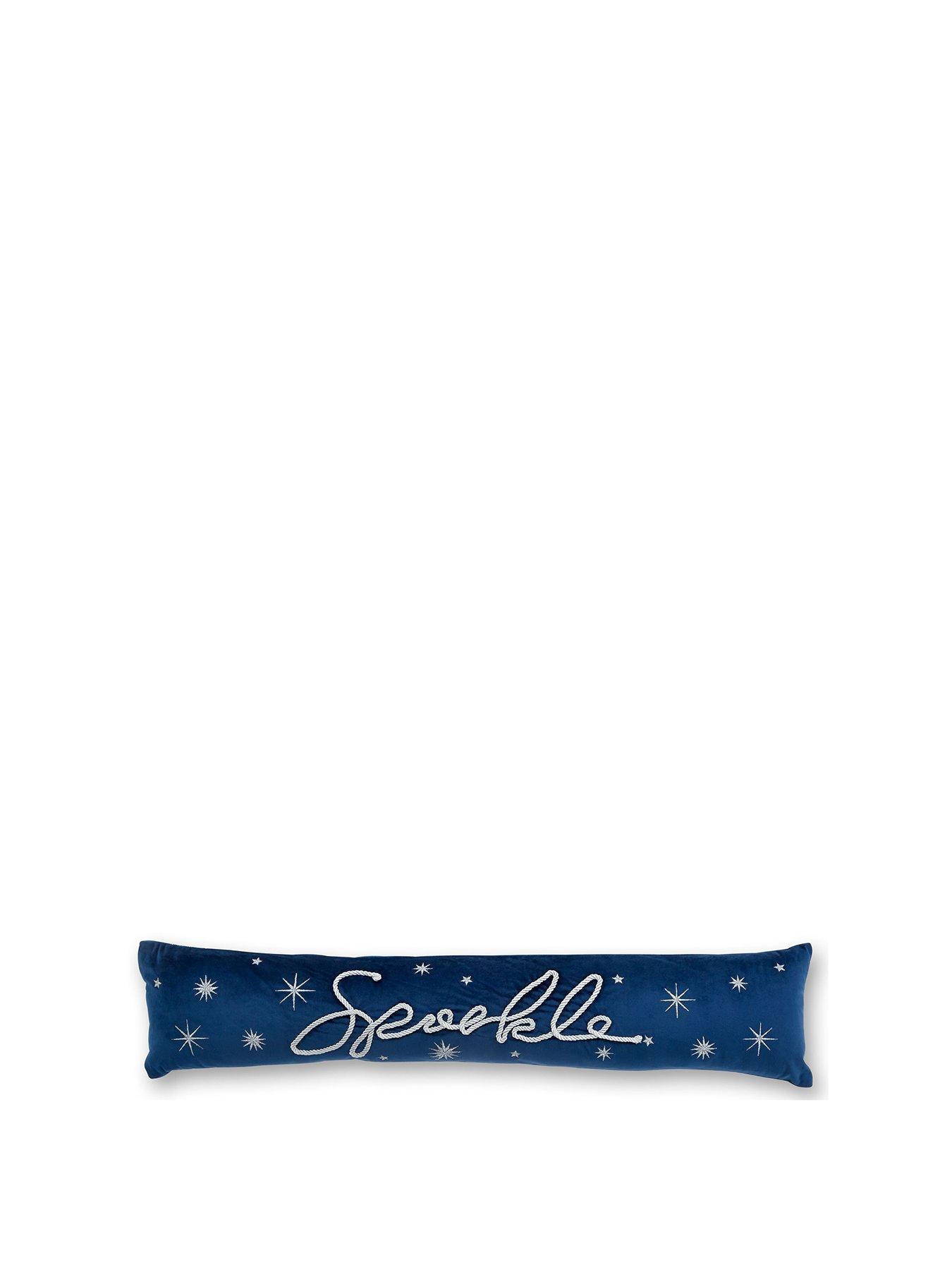 catherine-lansfield-sparkle-draught-excluder--bluestillFront