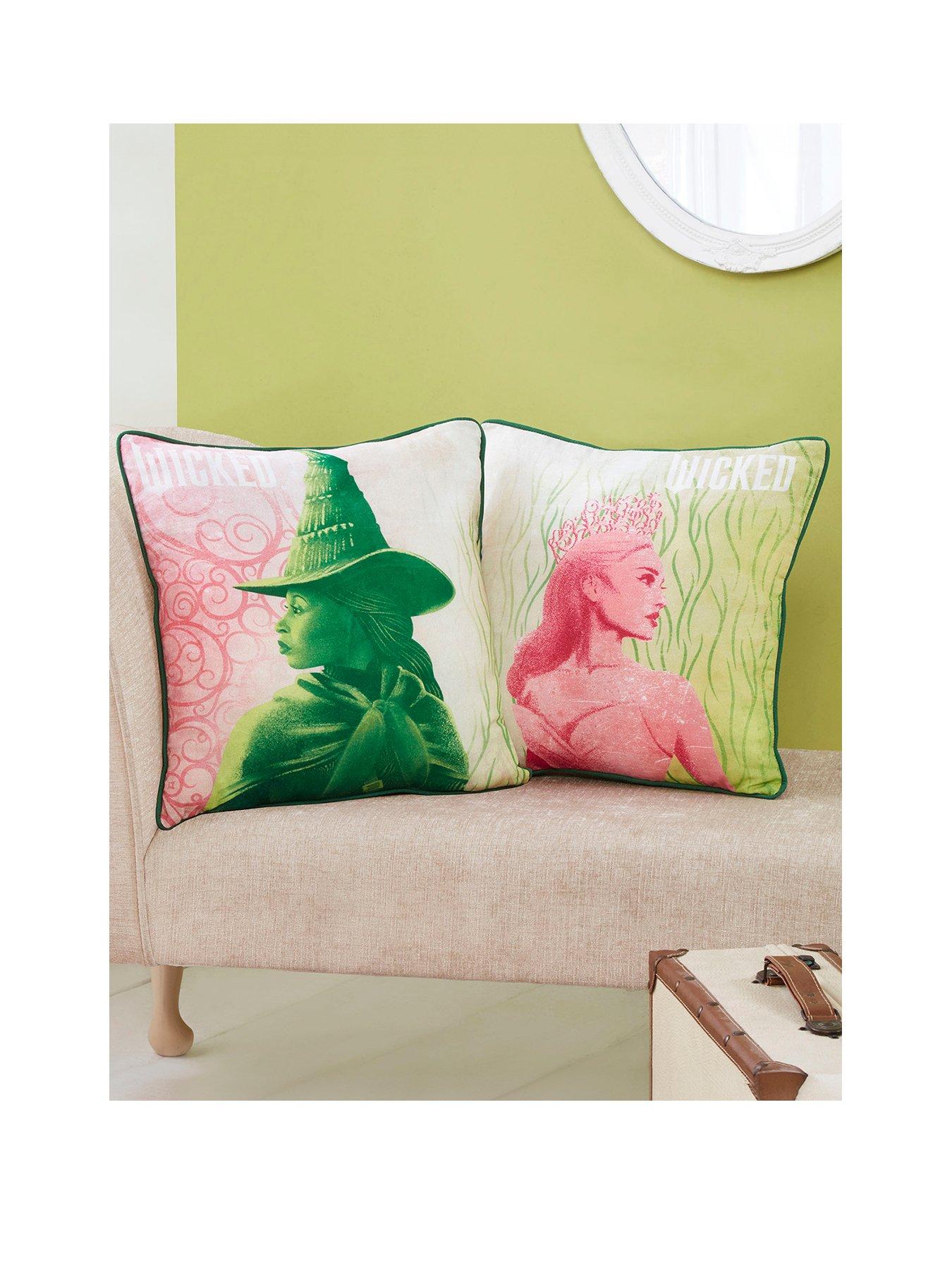 undefined Wicked Glenda  &  Elphaba Cushion