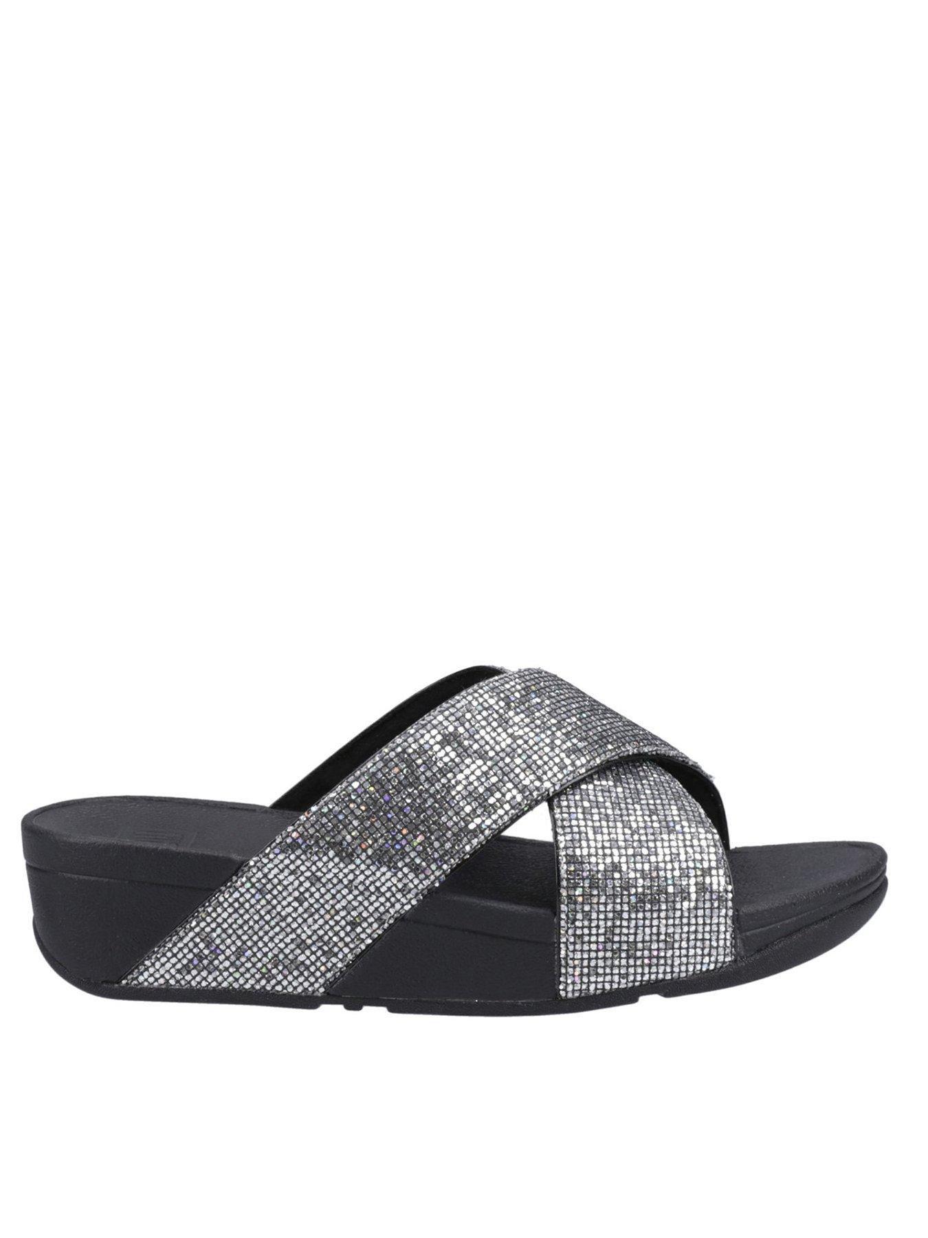 fitflop-lulu-glitterball-cross-silver