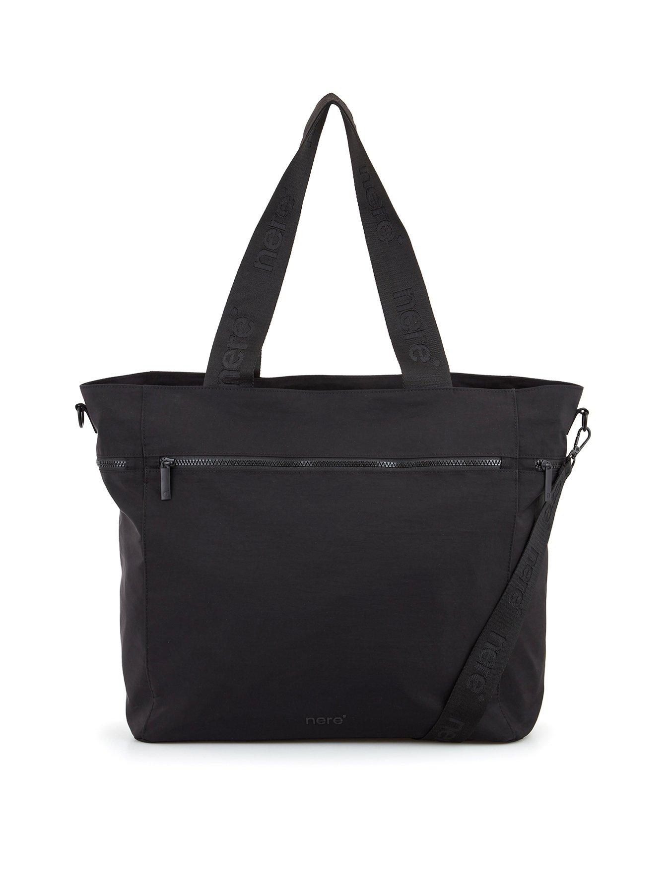 nere-bondi-nylon-large-tote-bag-black