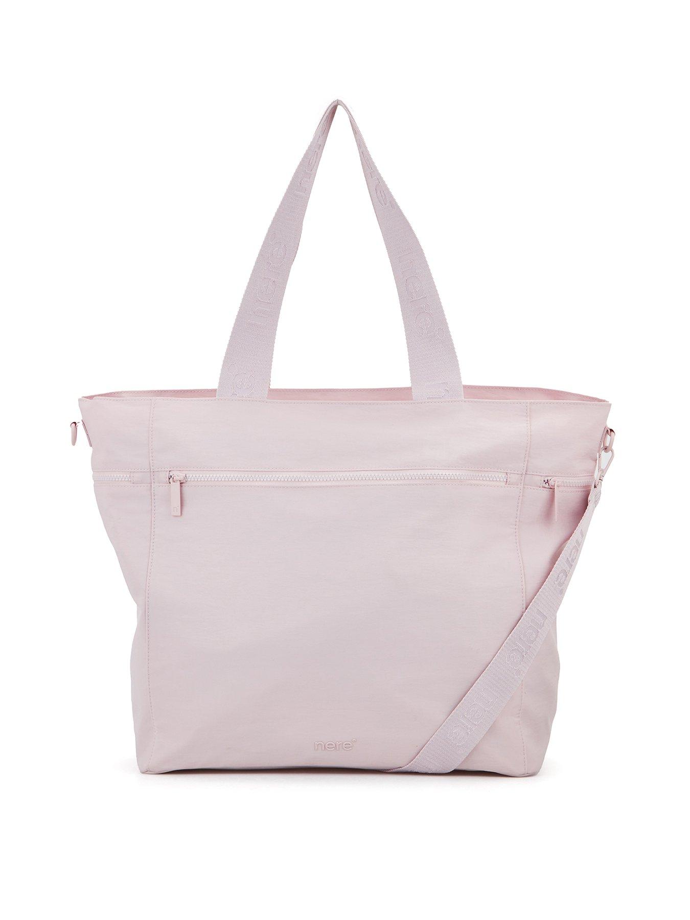 nere-bondi-nylon-large-tote-pink