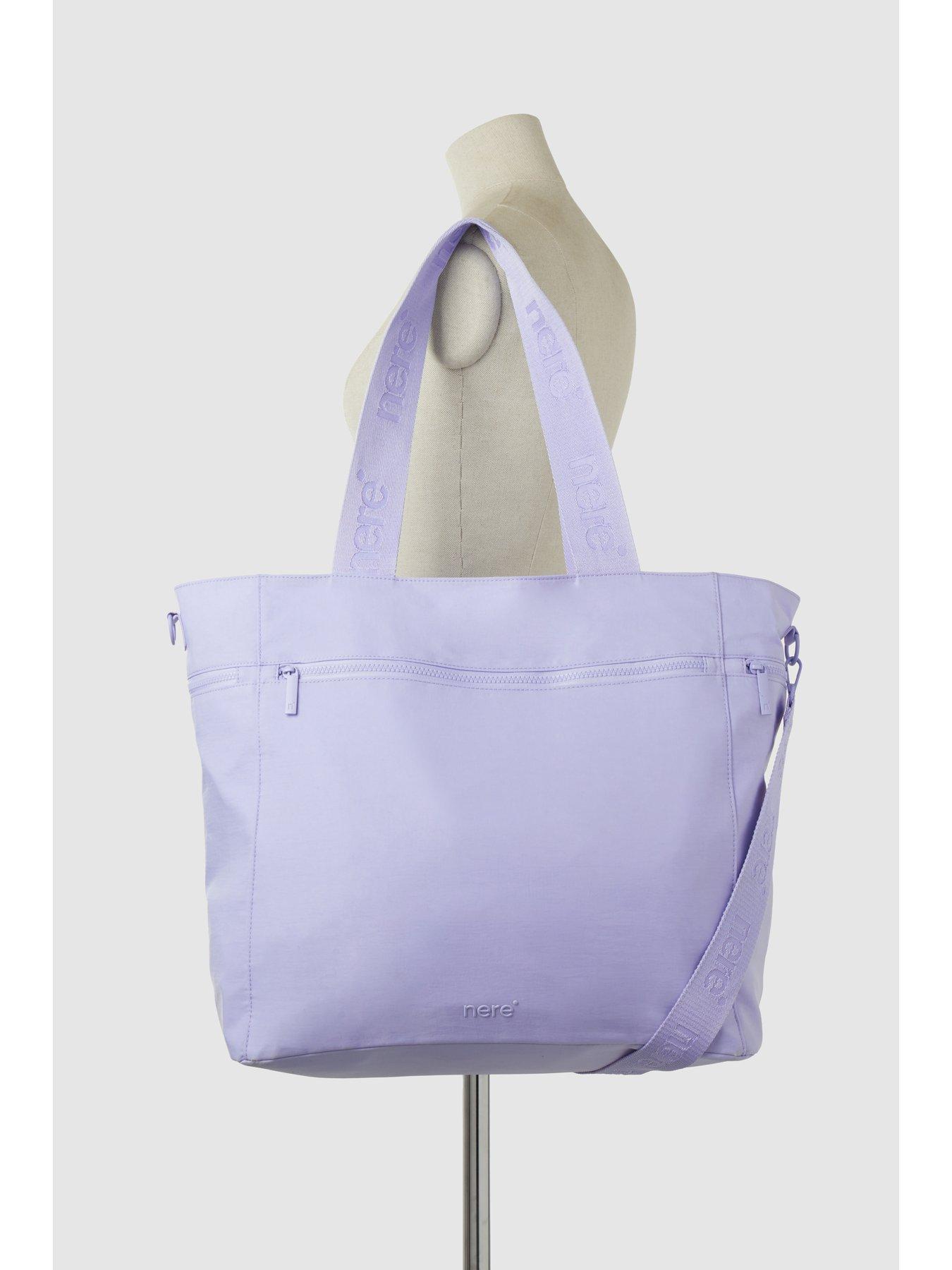 nere-bondi-nylon-large-tote-bag-lilacoutfit