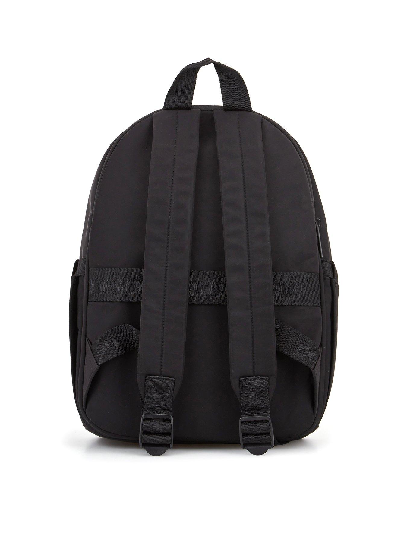 nere-bondi-nylon-backpack-blackstillFront