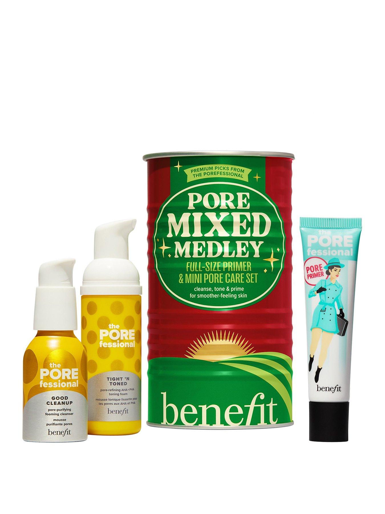 undefined Benefit Pore Mixed Medley Mini Porefessional Primer, Good Cleanup Cleanser  &  Tight N Toned Toner (Worth £64.83