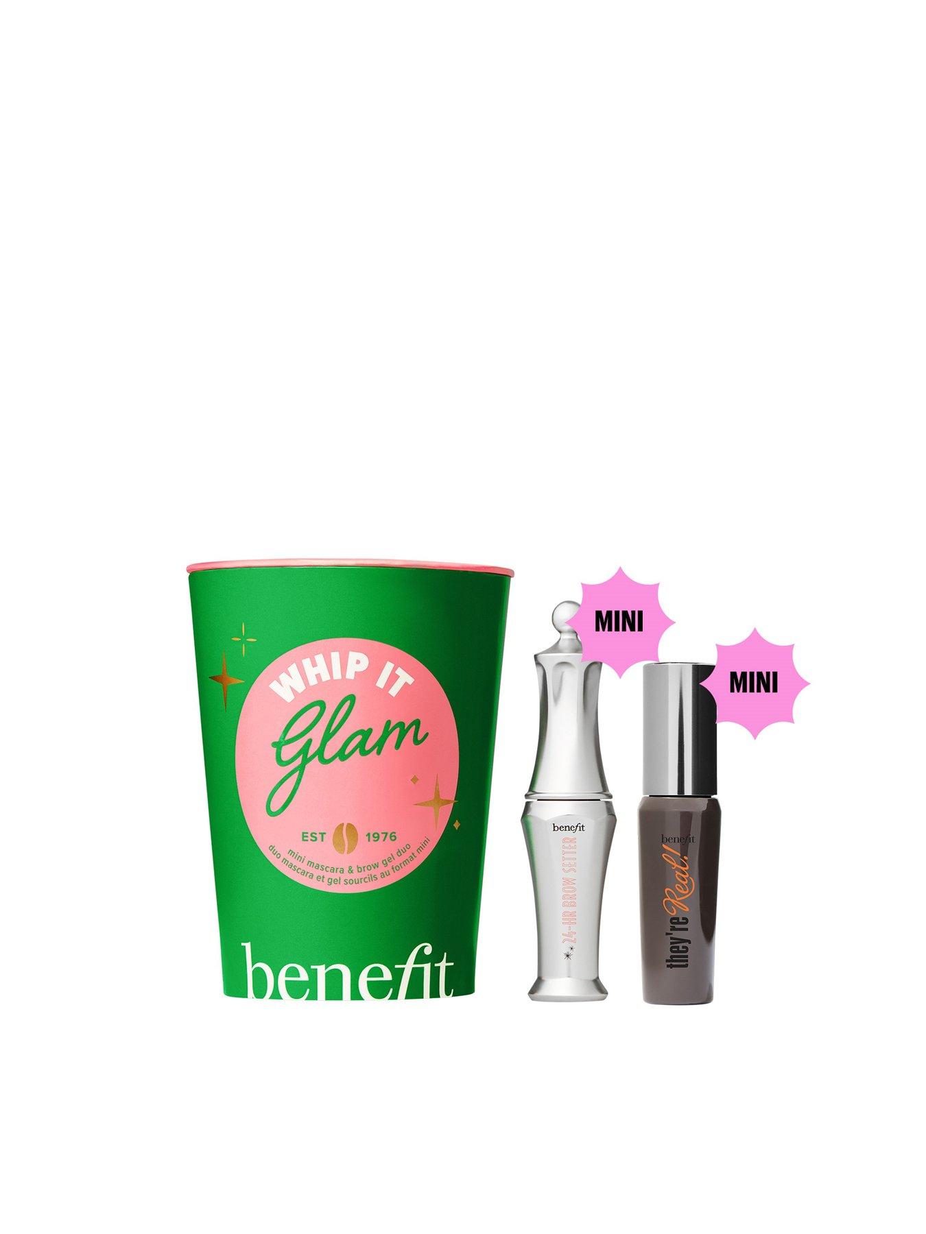 Image 4 of 7 of Benefit Benefit Whip It Glam Mini Theyre Real! Mascara &amp; 24 Hour Brow Setter Duo (Worth &pound;29.50)