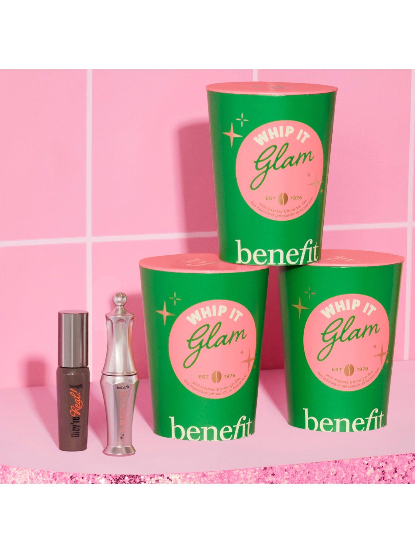 Image 6 of 7 of Benefit Benefit Whip It Glam Mini Theyre Real! Mascara &amp; 24 Hour Brow Setter Duo (Worth &pound;29.50)