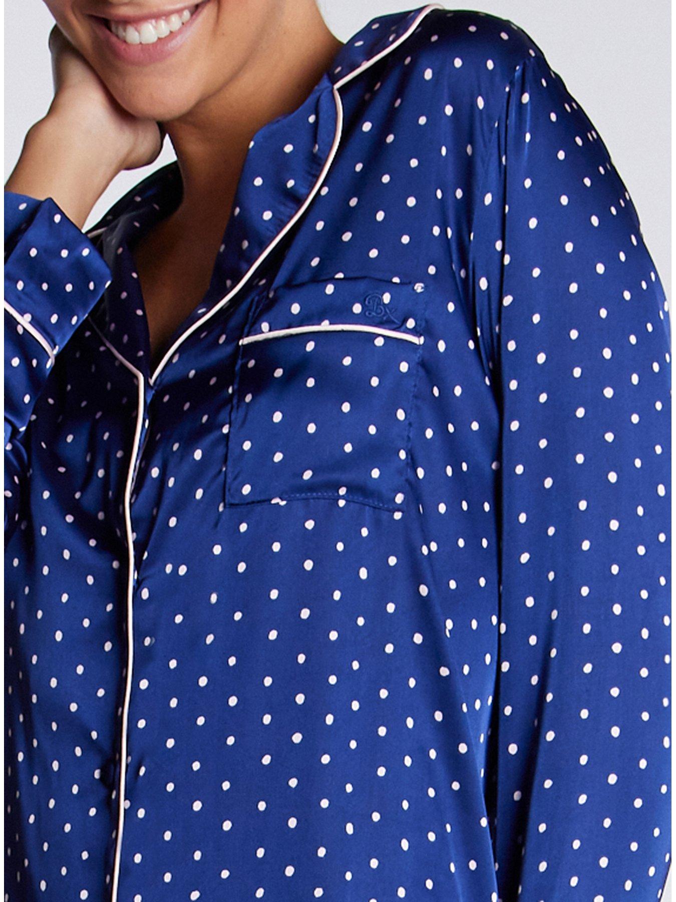 boux-avenue-boux-avenue-luxe-spot-long-sleeve-revere-pj-set-navy-mixdetail