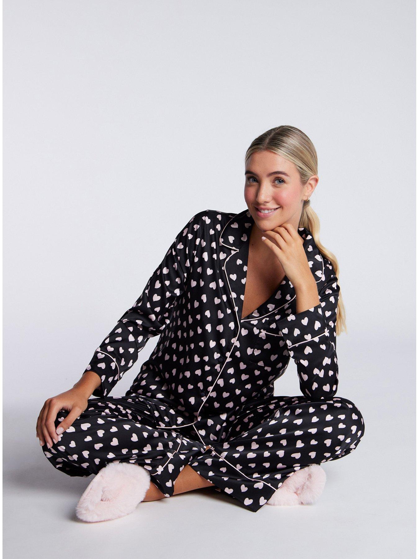 boux-avenue-boux-avenue-luxe-satin-heart-long-sleeve-revere-pj-set-black-mixback