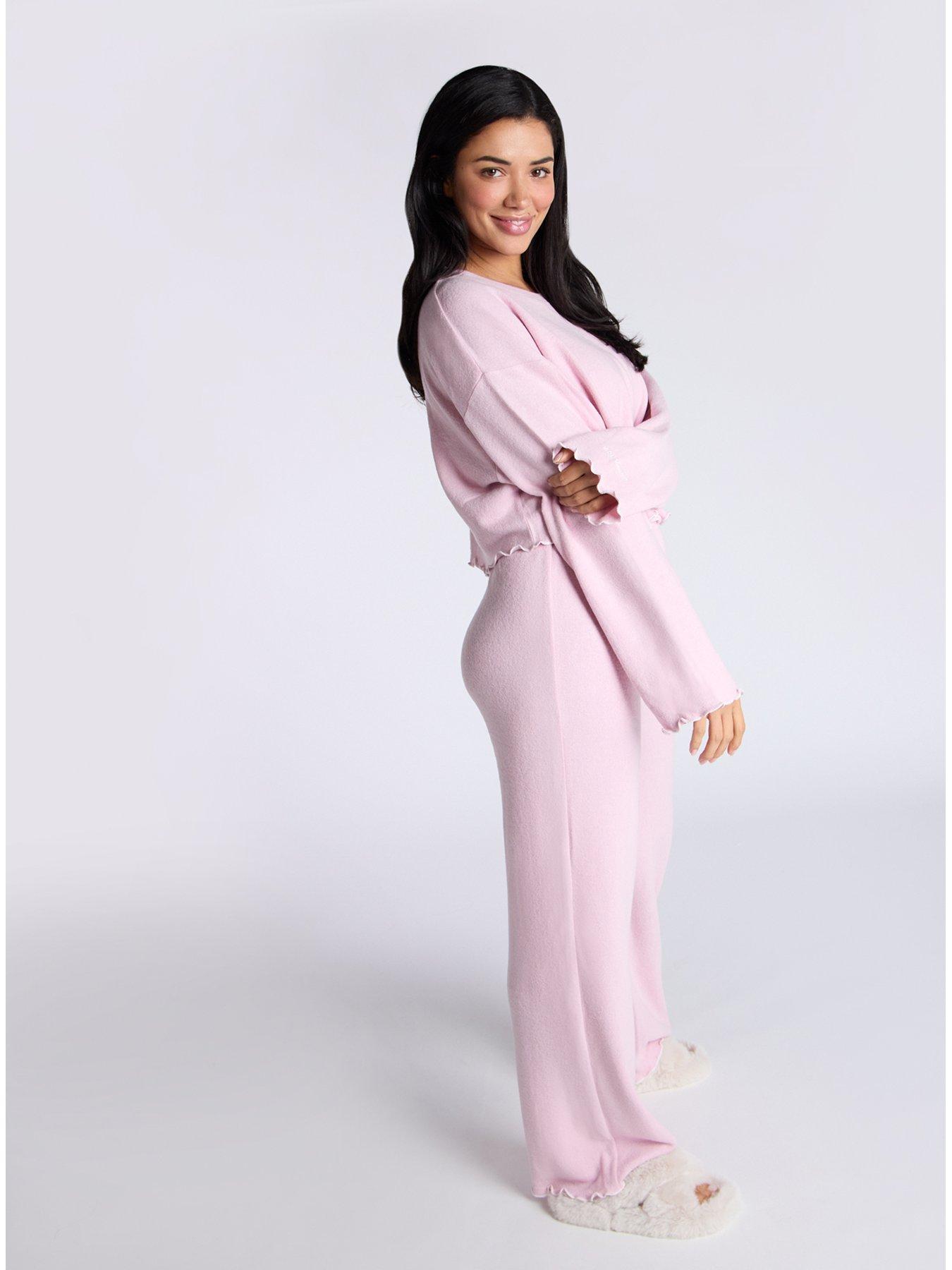 boux-avenue-boux-avenue-fleece-lettuce-edge-top-amp-pant-pj-set-dusky-pinkdetail