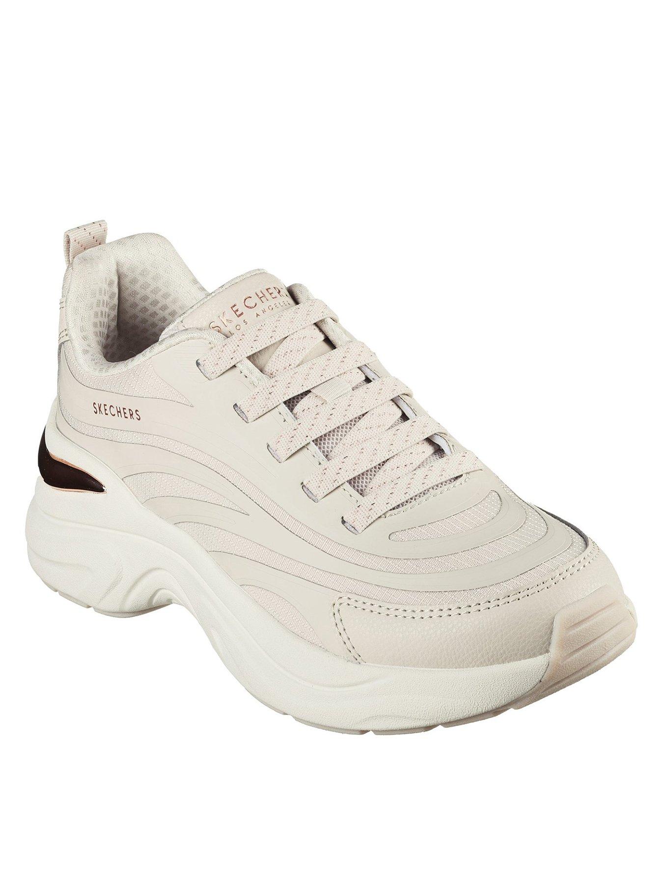 skechers-hazel-step-n-flow-trainer-taupestillFront