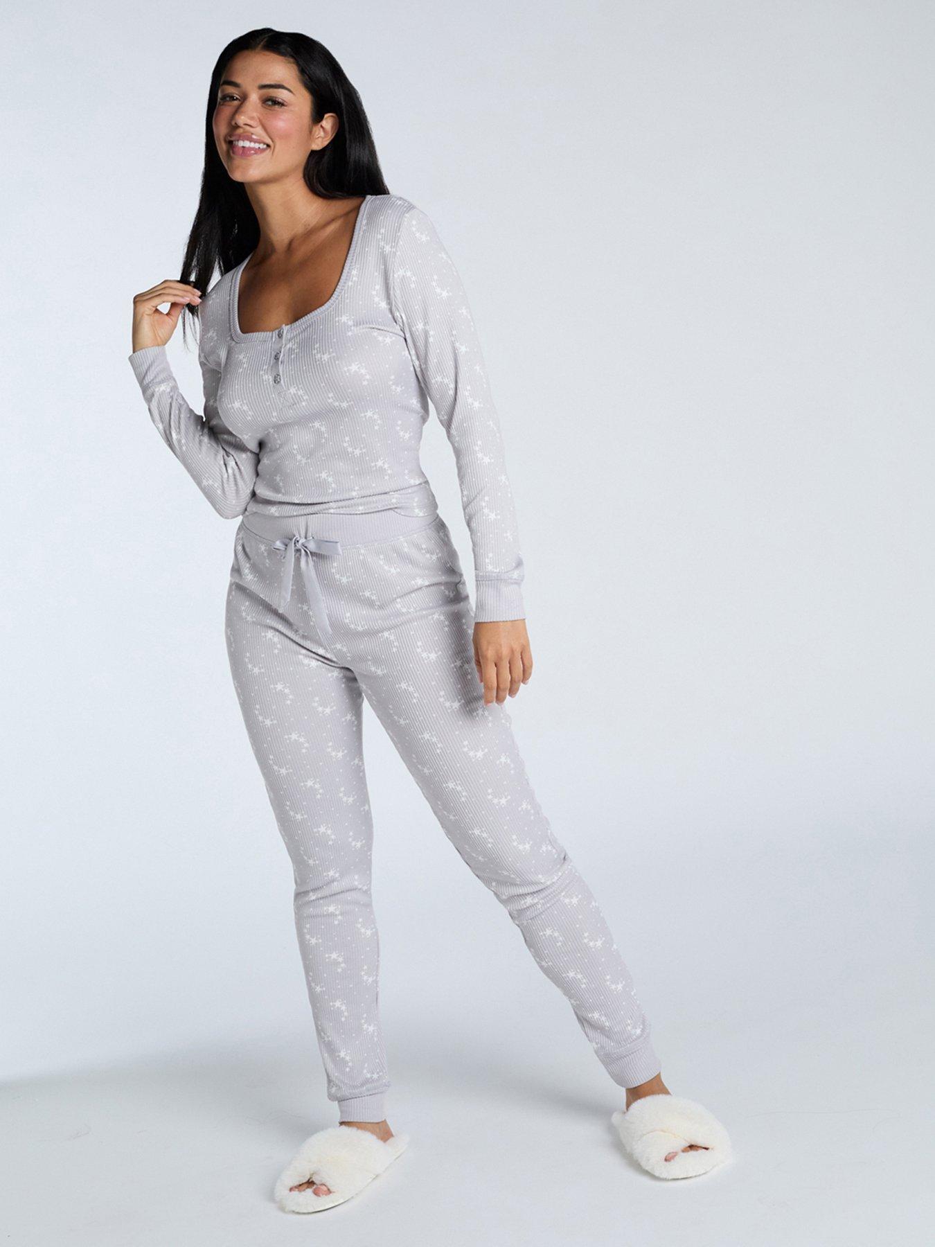 boux-avenue-boux-avenue-rib-star-henley-amp-leggings-pj-set-grey-mix