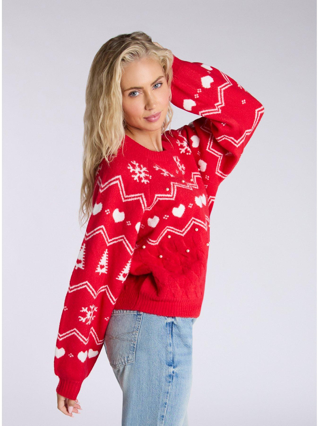 boux-avenue-boux-avenue-fairisle-knit-lounge-jumper-red-mixback