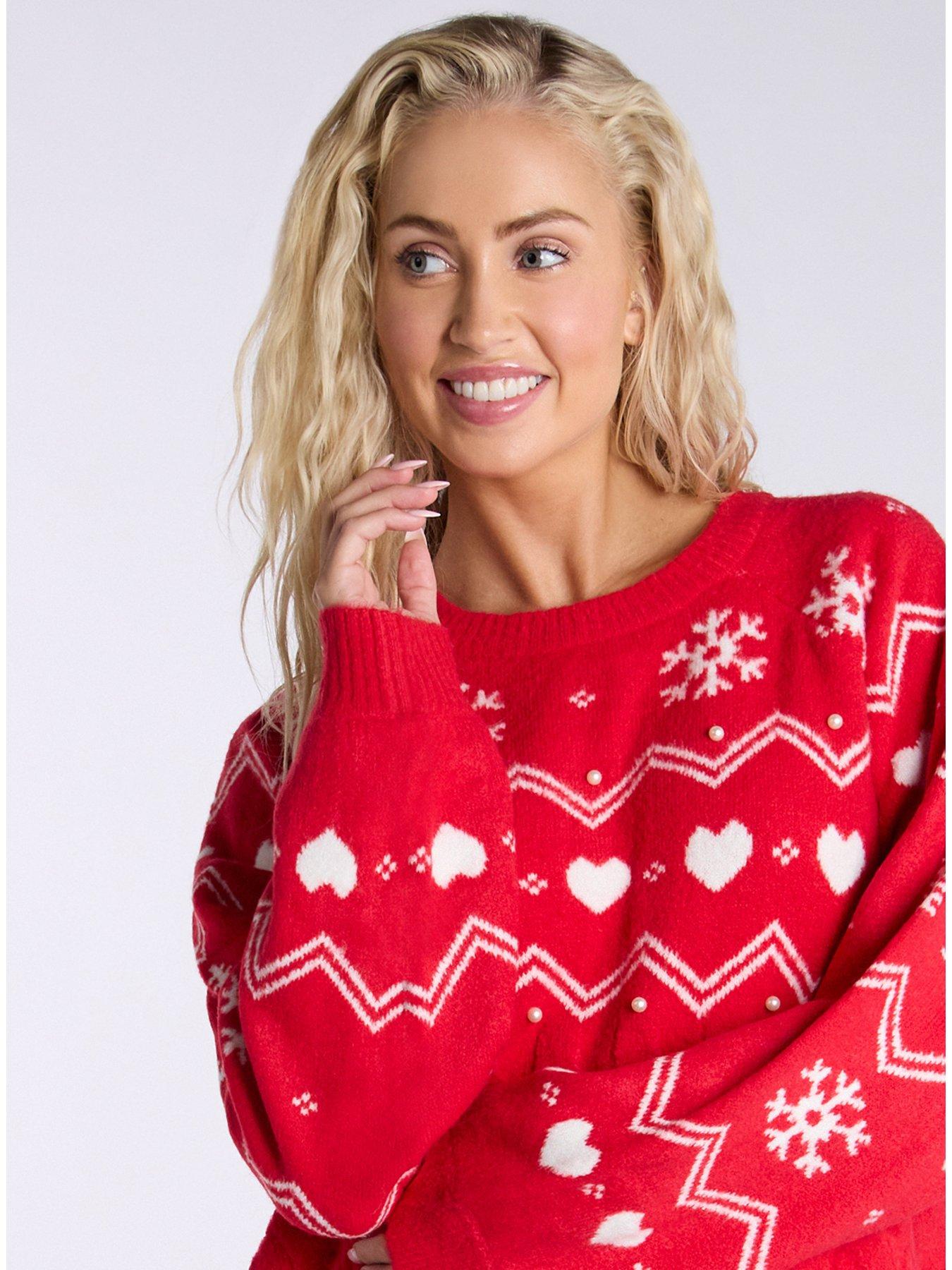 boux-avenue-boux-avenue-fairisle-knit-lounge-jumper-red-mixoutfit