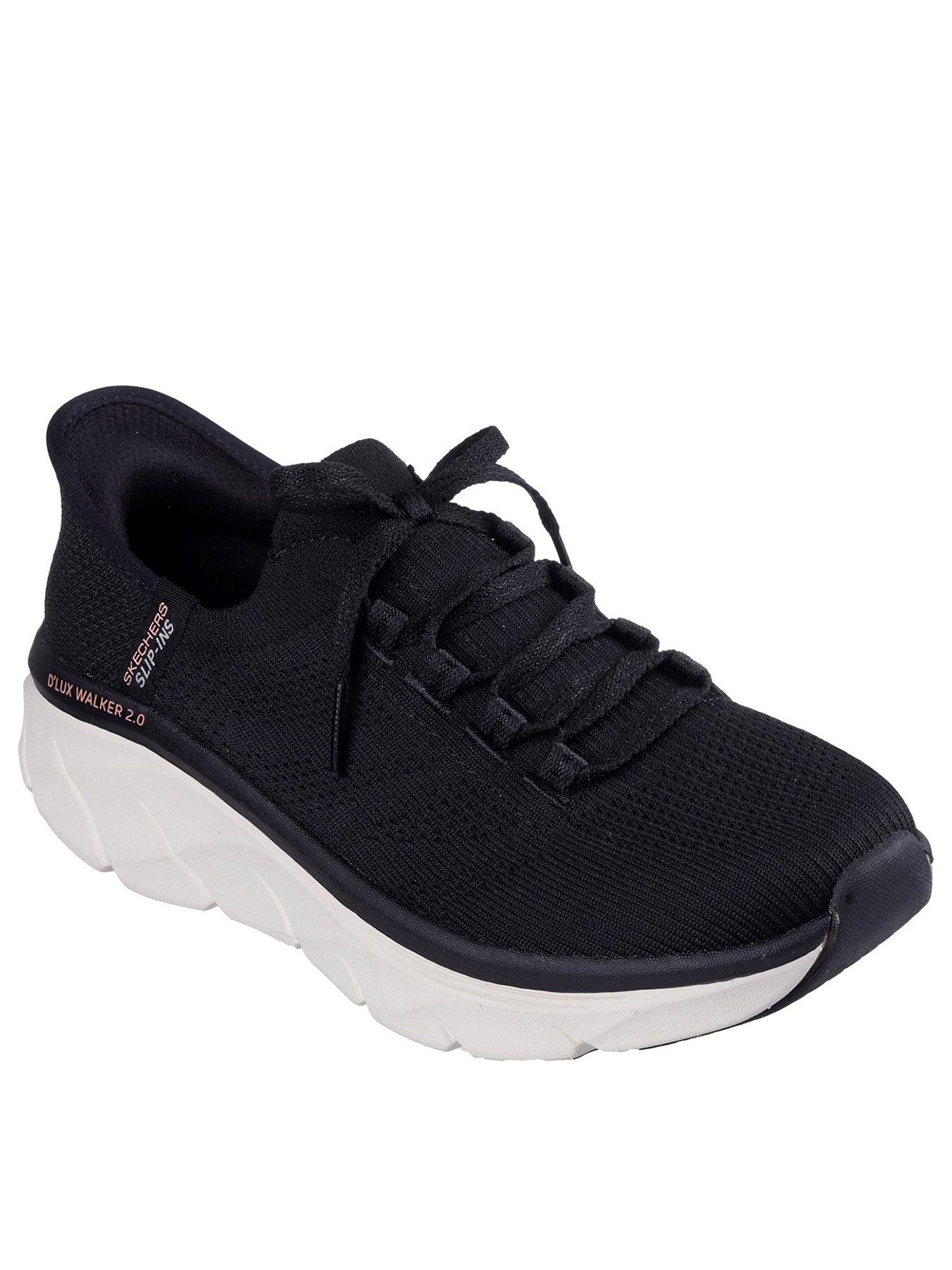 skechers-dlux-walker-20-thrill-movement-slip-in-trainer-blackstillFront