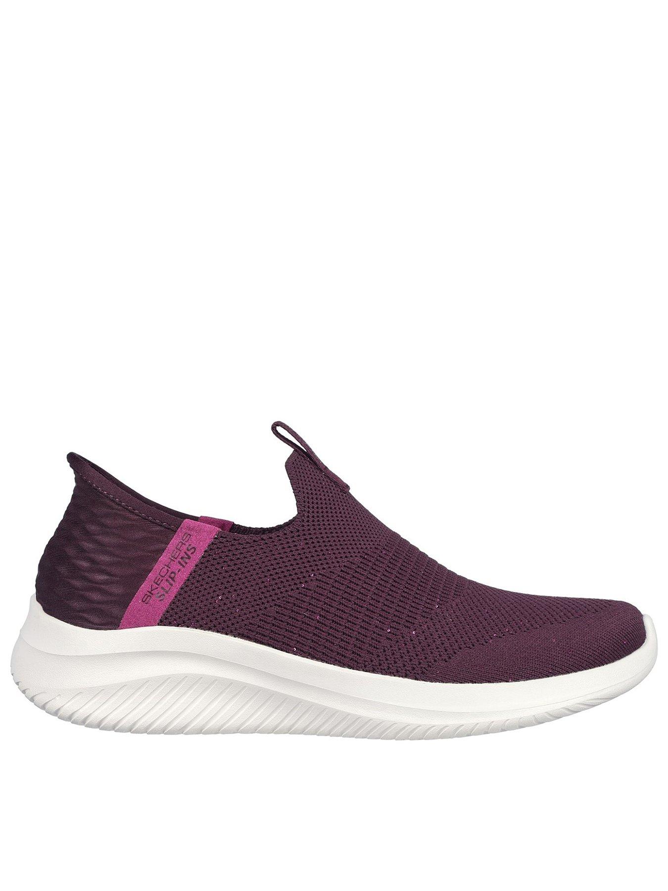 Skechers knit slip on trainer store