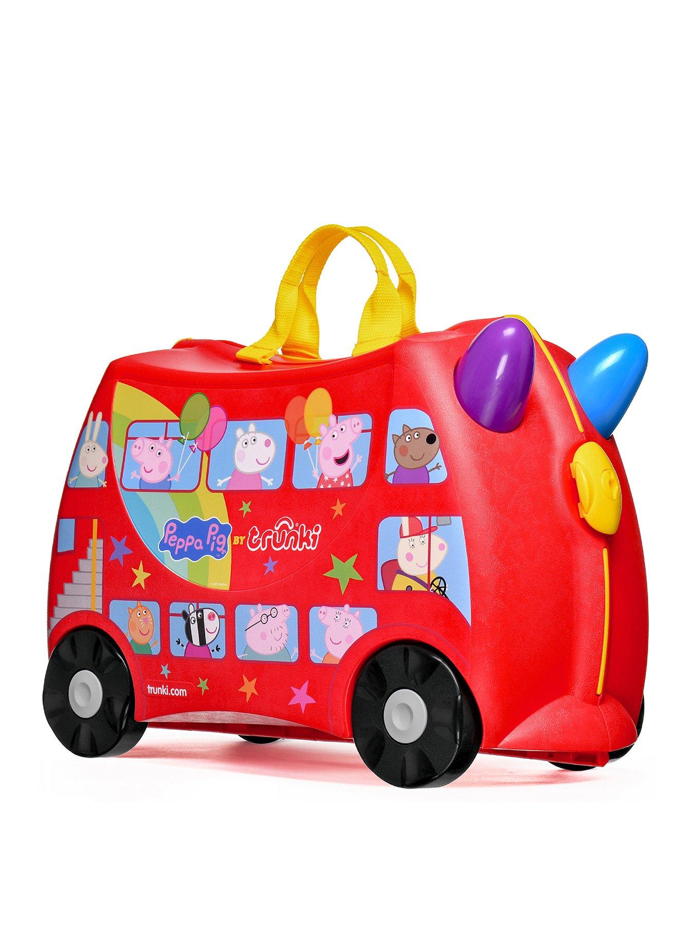 trunki Trunki Ride-On Suitcase Peppa Pig Party Bus Very Ireland