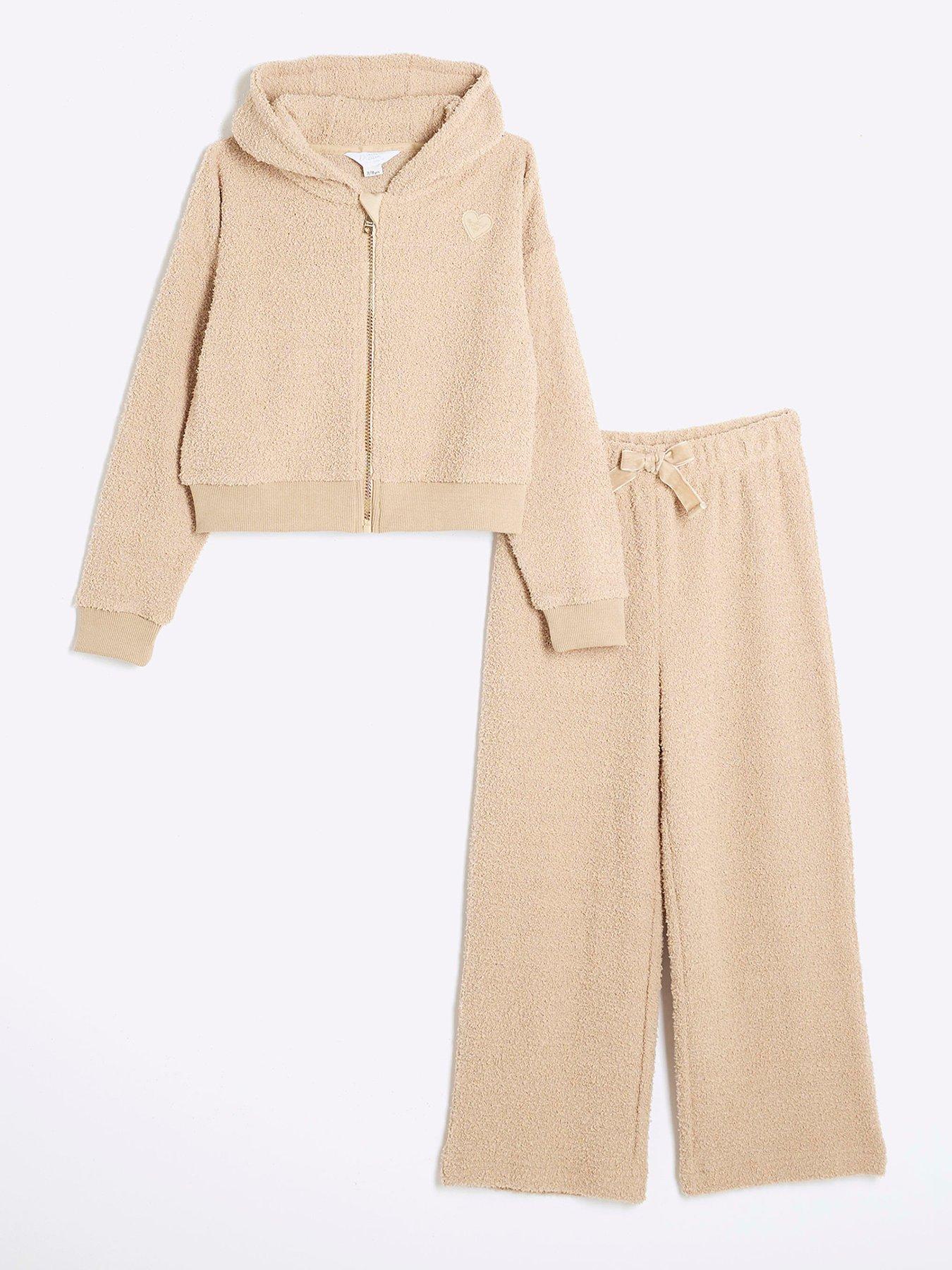 river-island-girls-hoodie-loungewear-set-beige