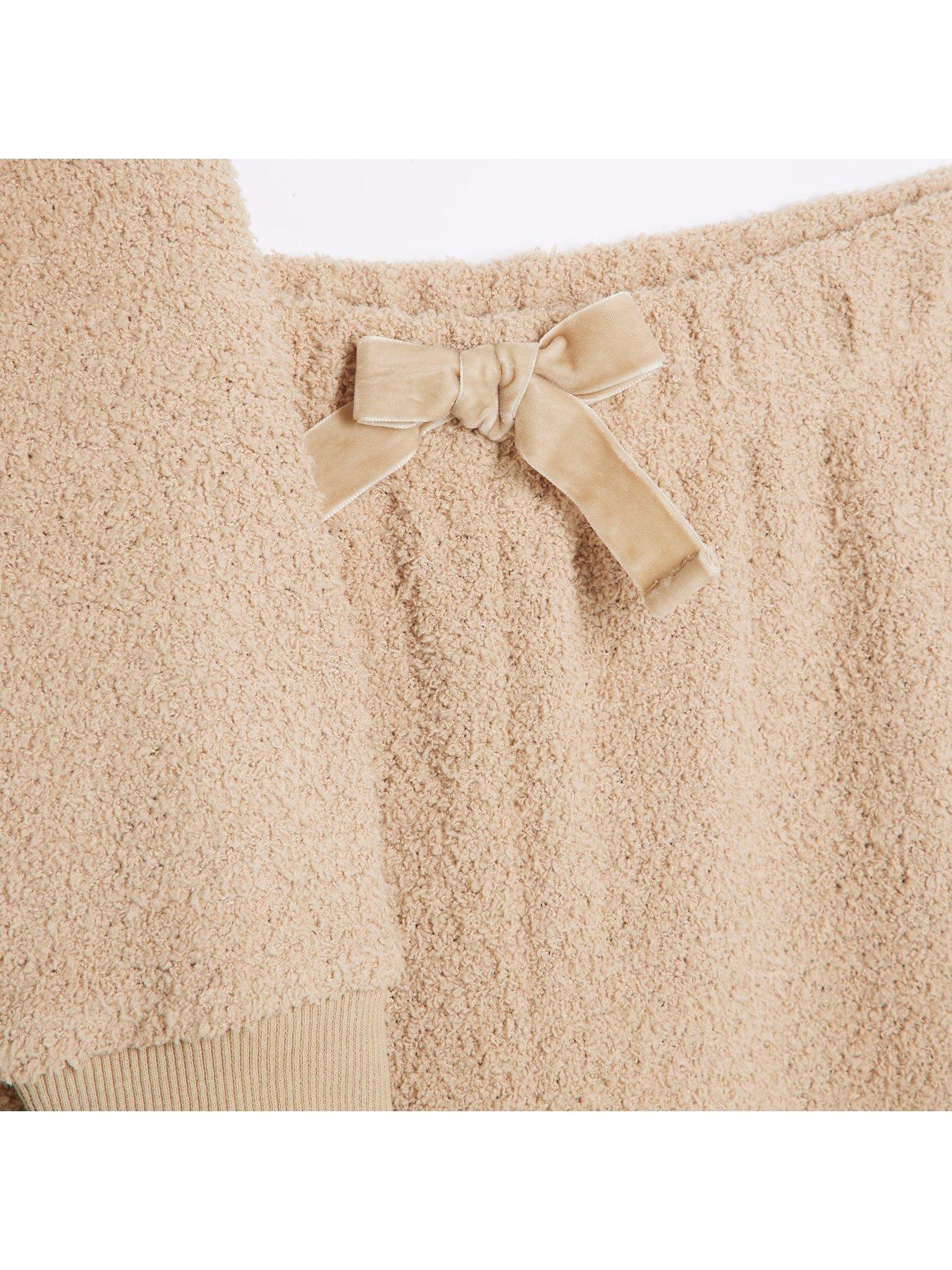 river-island-girls-hoodie-loungewear-set-beigedetail