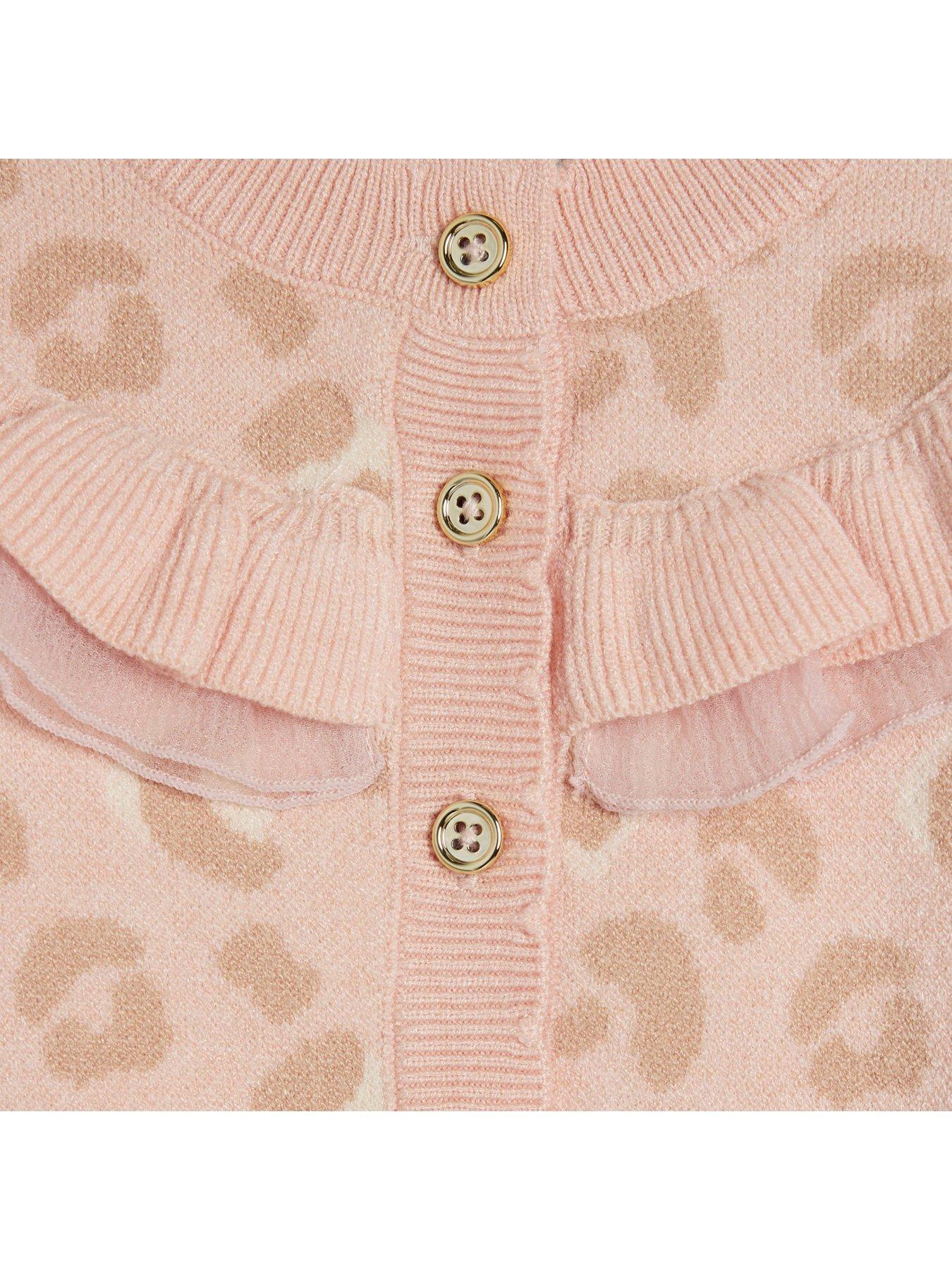 river-island-baby-baby-girls-leopard-frill-cardigan-set-pinkdetail