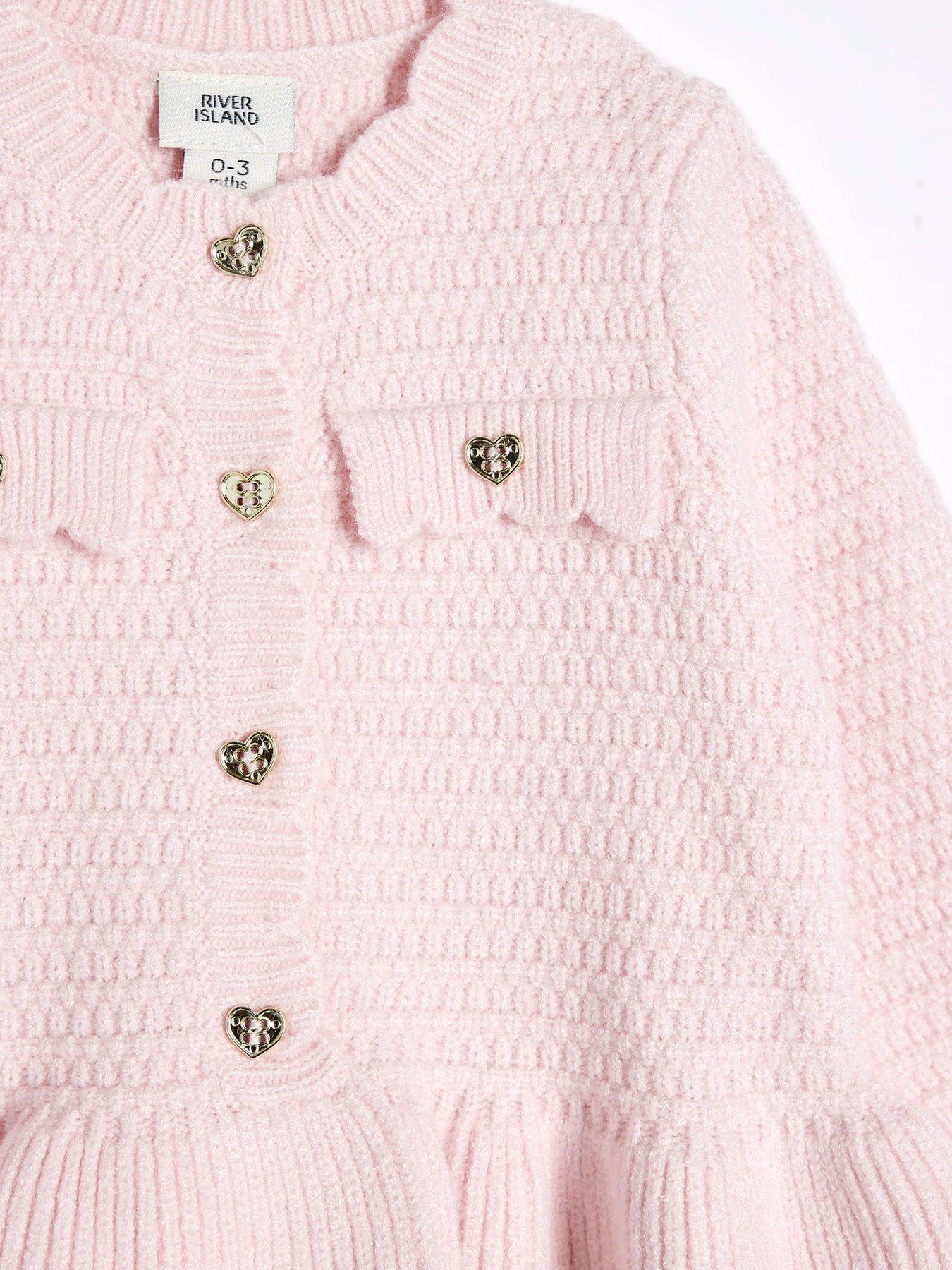 river-island-baby-baby-girls-peplum-cardigan-knit-set-pinkdetail