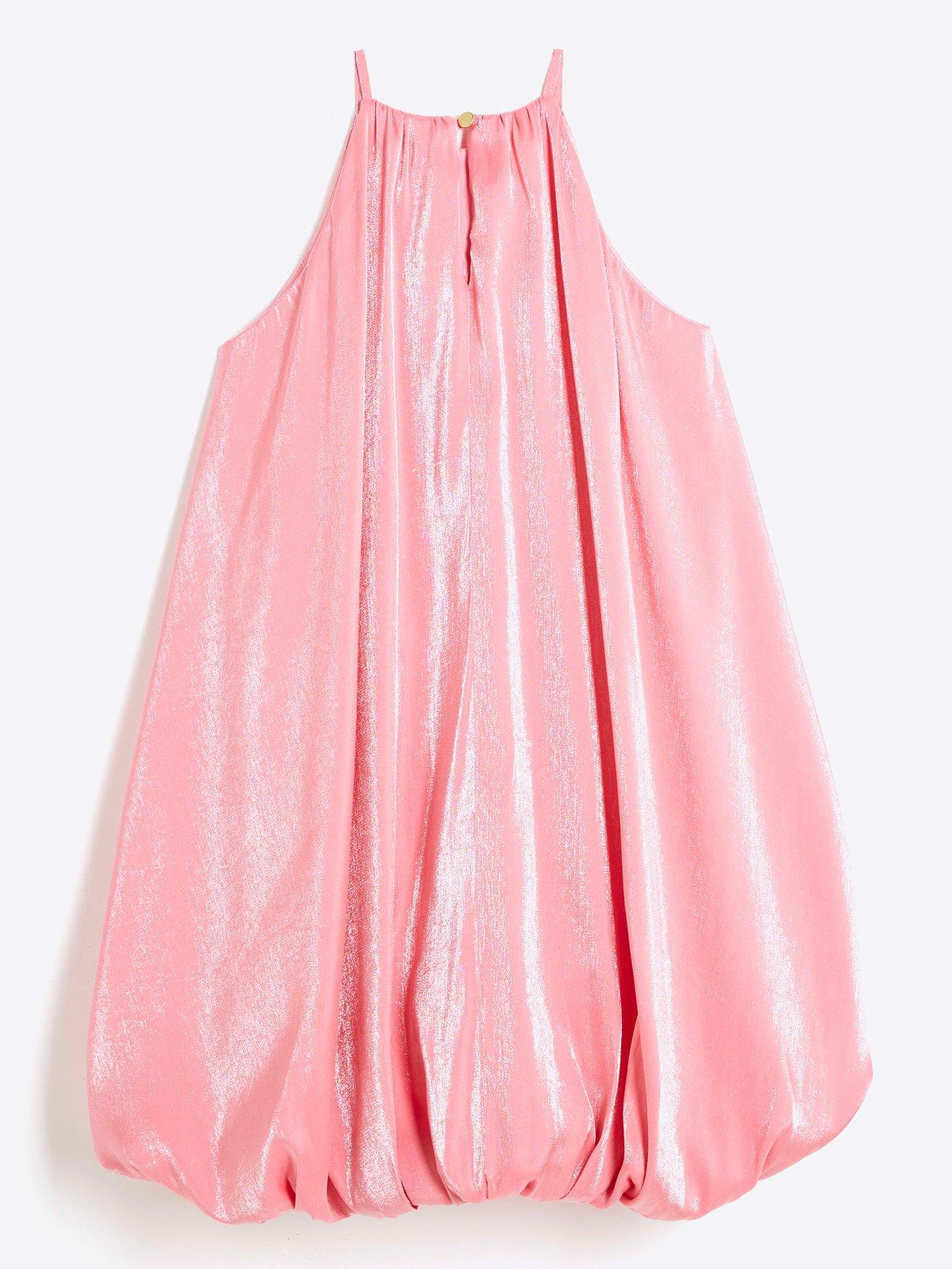 river-island-halter-neck-bubble-hem-dress-pinkback