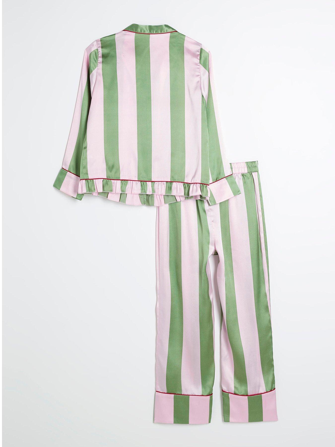 river-island-girls-satin-christmas-stripe-pyjama-set-pinkback