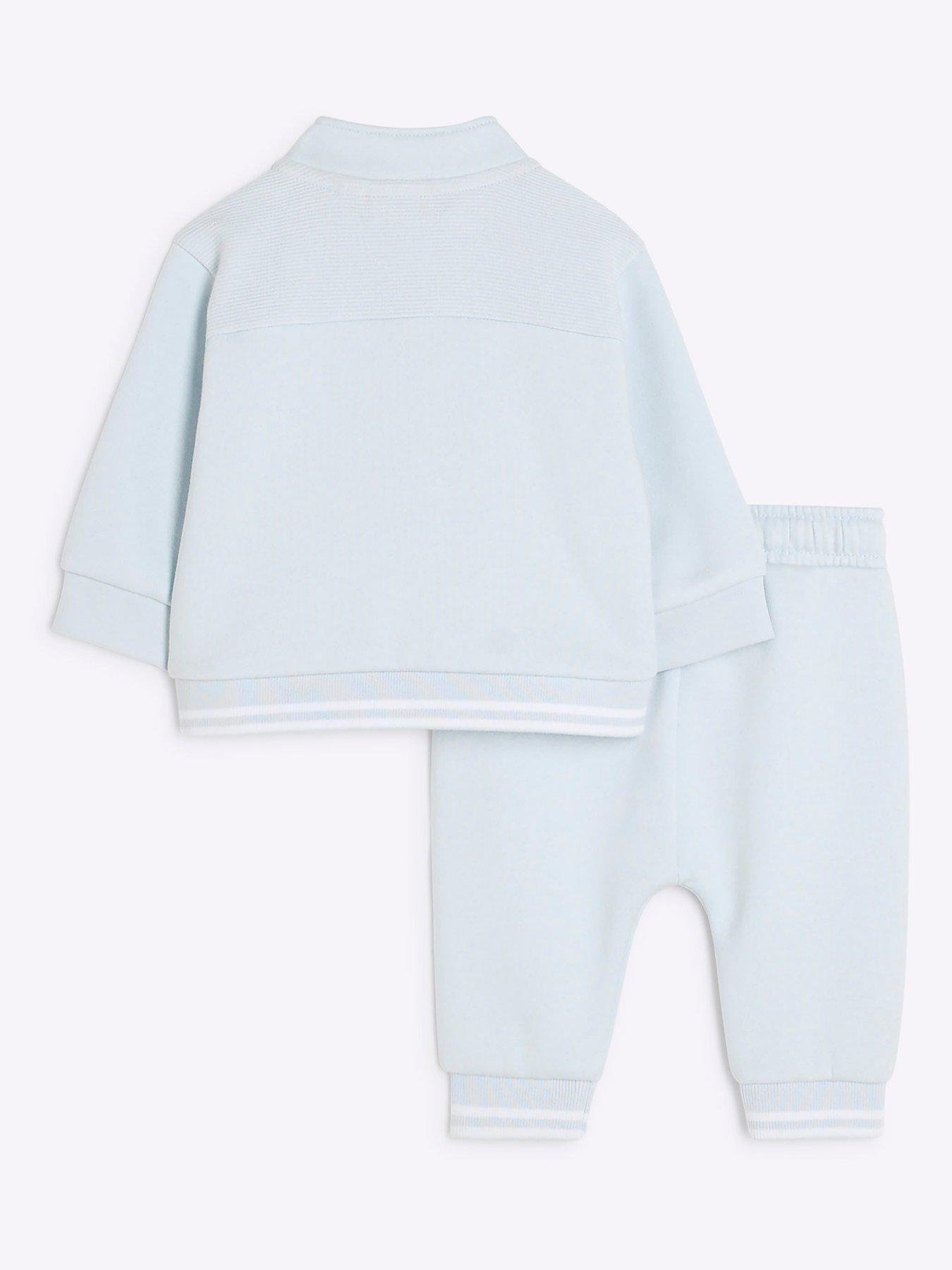 river-island-baby-baby-boy-half-zip-sweatshirt-set-blueback