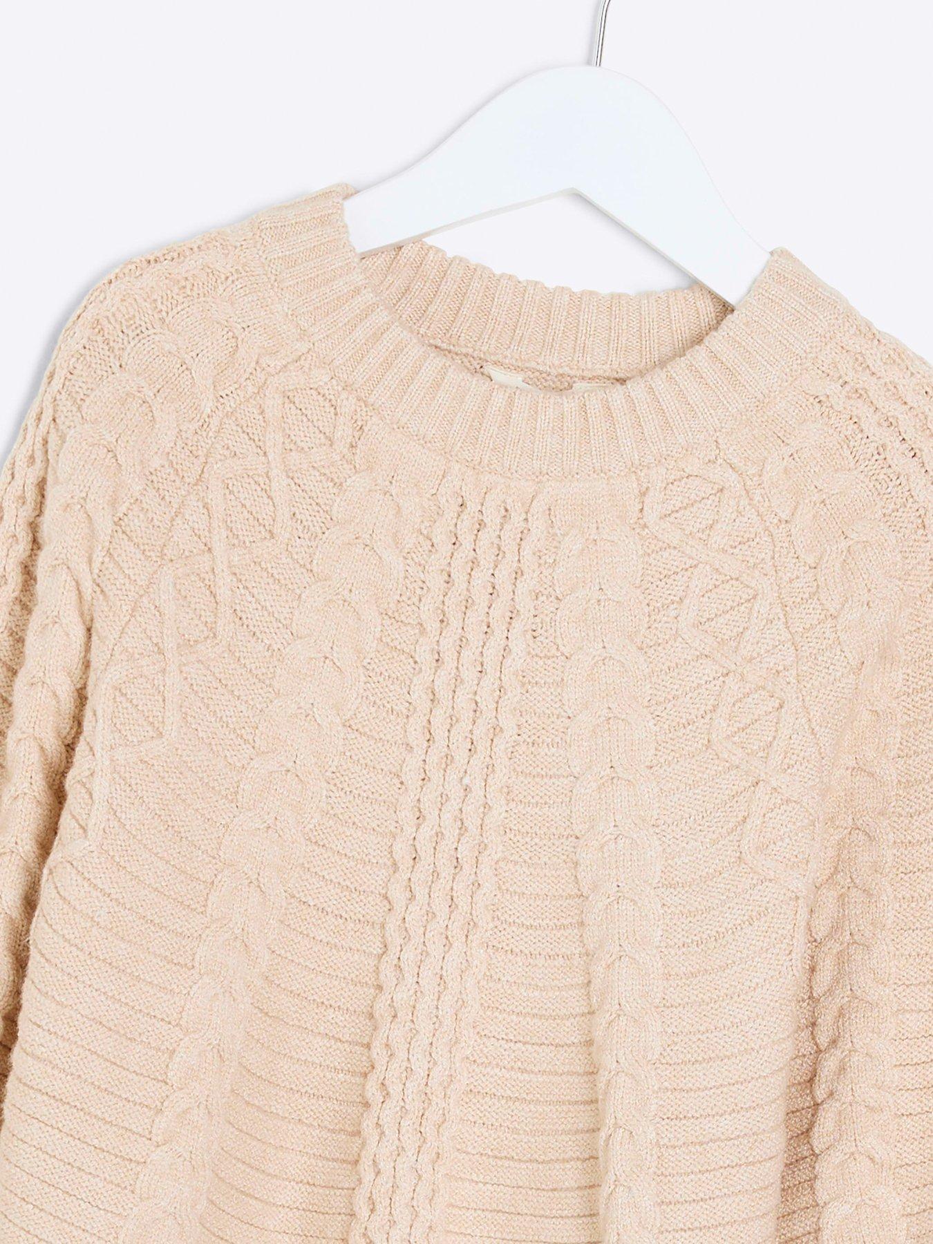 river-island-mini-knitted-poncho-set-creamoutfit