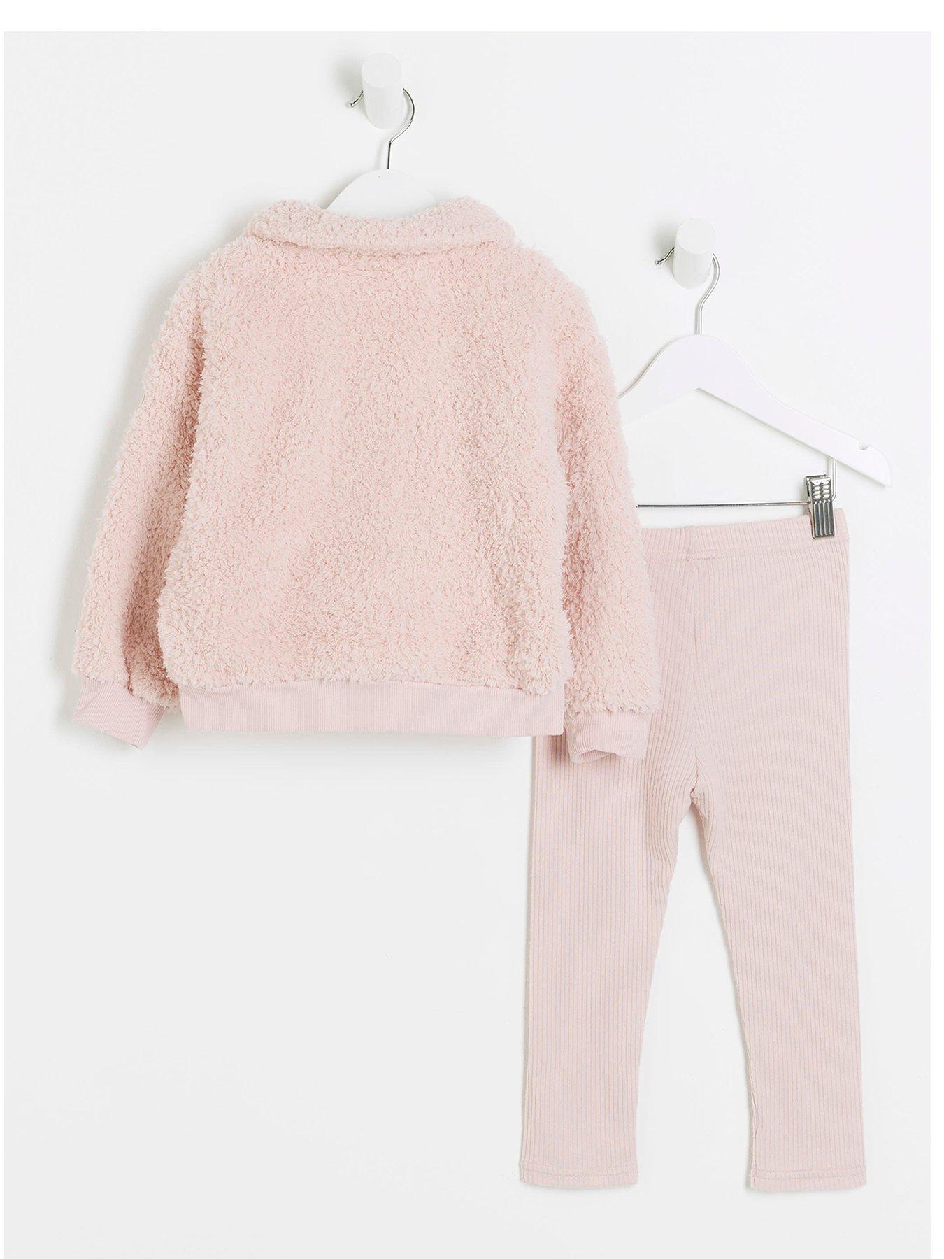 river-island-mini-mini-girl-borg-cosy-legging-set-pinkback