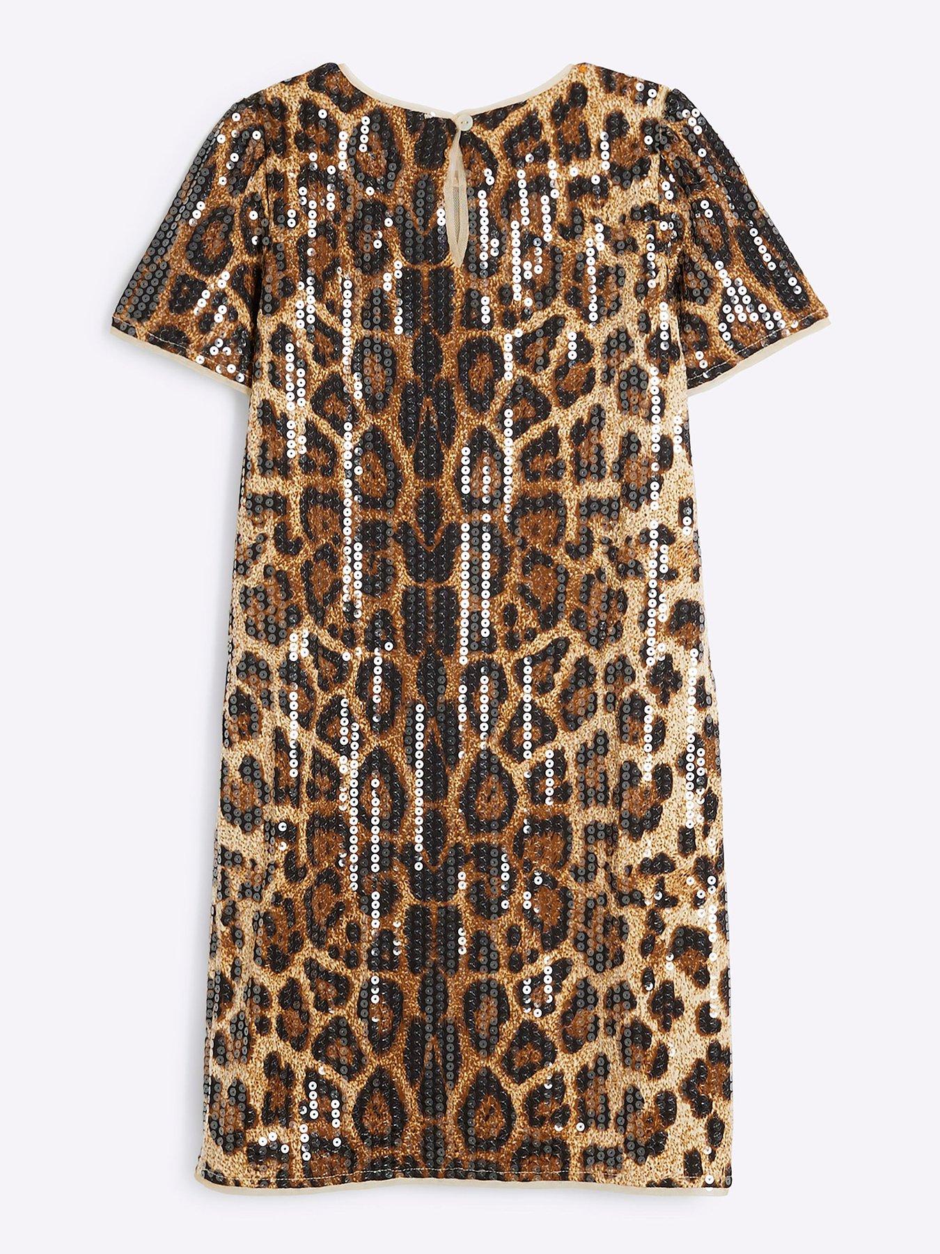 river-island-older-girl-leopard-sequin-t-shirt-dress-brownback