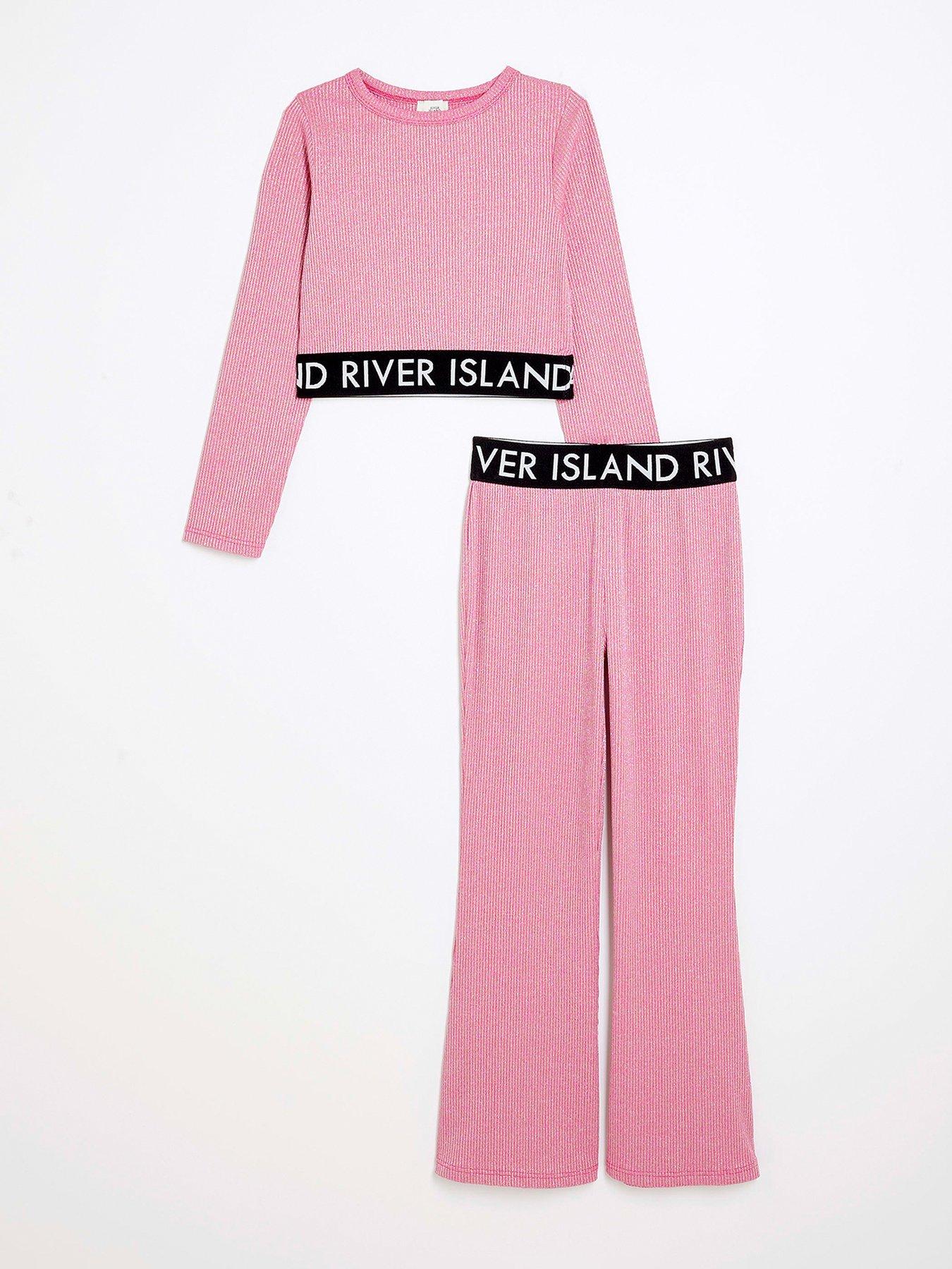 river-island-older-girl-glitter-top-and-flares-set-pink