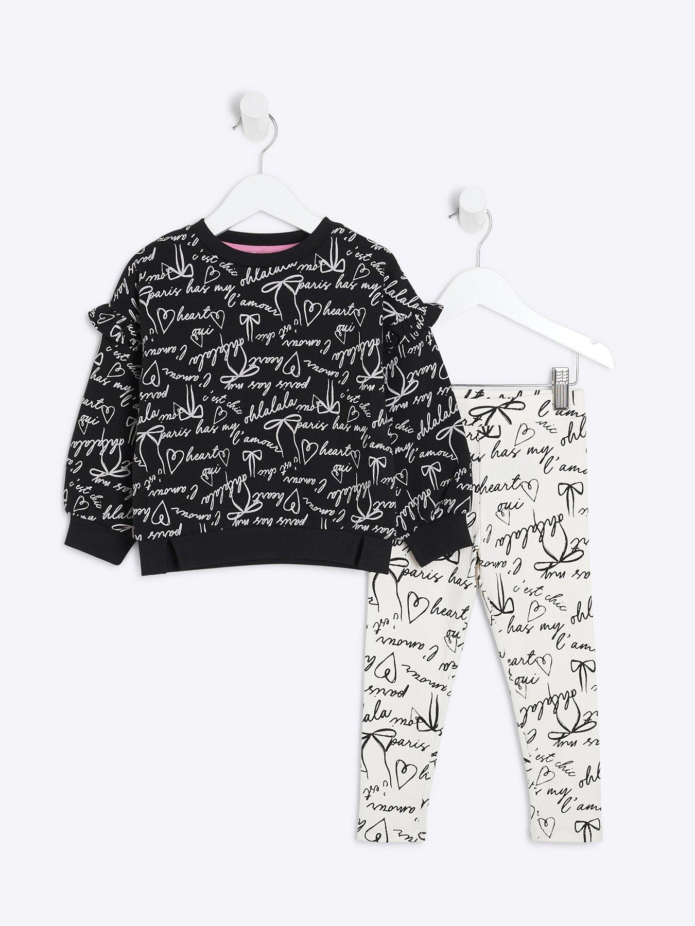 river-island-mini-mini-girls-graffiti-sweatshirt-set-blackfront