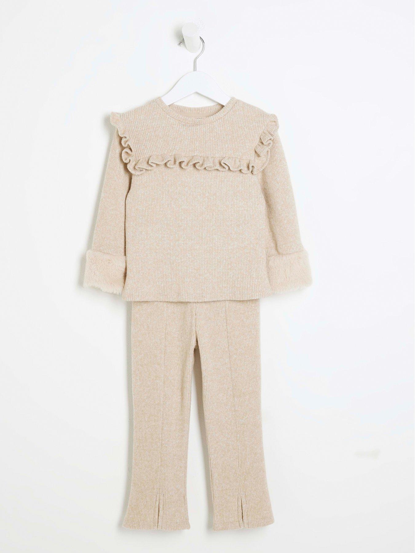 river-island-mini-ribbed-jumper-set-beigestillFront