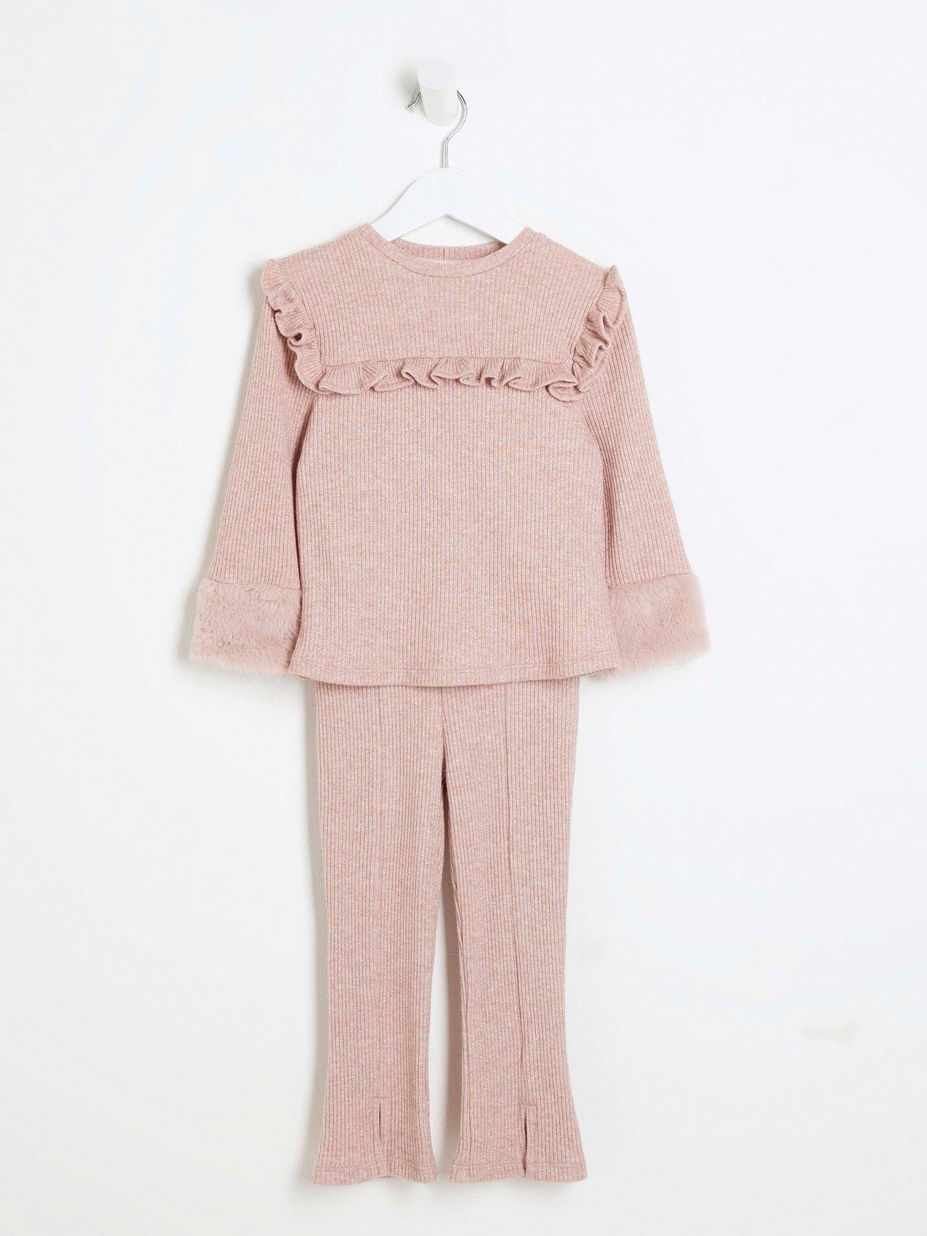 river-island-mini-ribbed-jumper-set-pinkstillFront