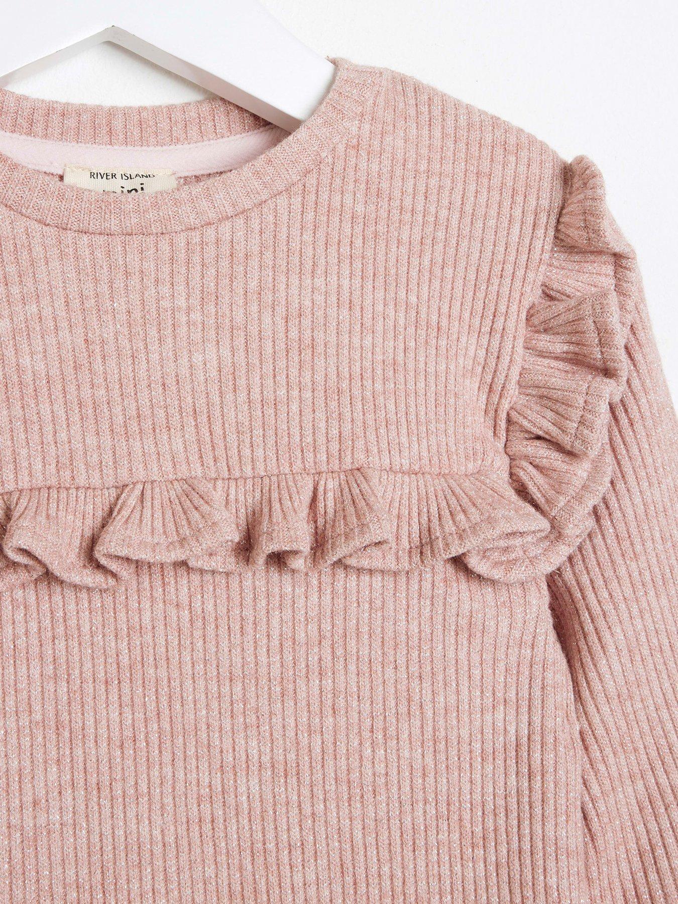 river-island-mini-ribbed-jumper-set-pinkoutfit