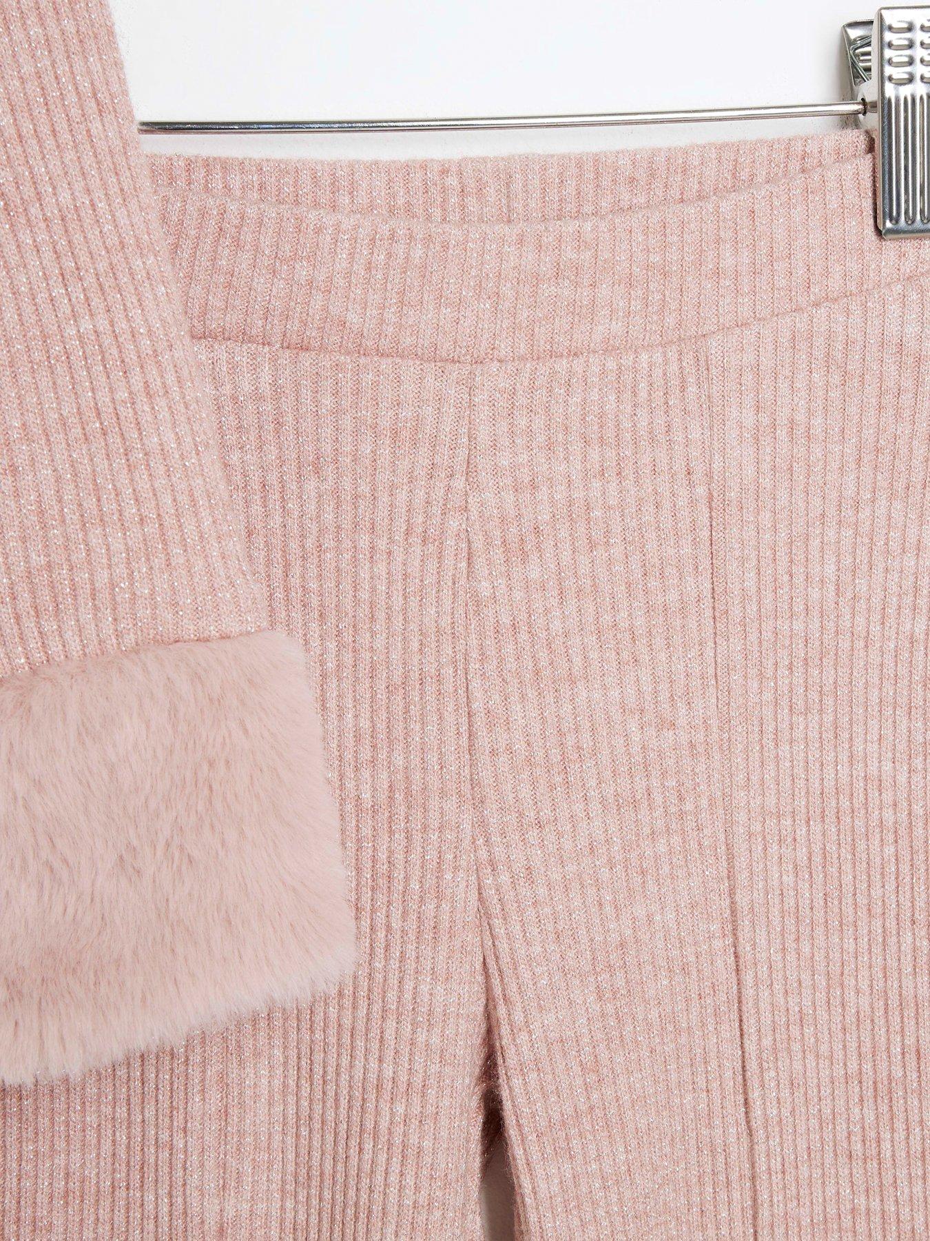 river-island-mini-ribbed-jumper-set-pinkdetail