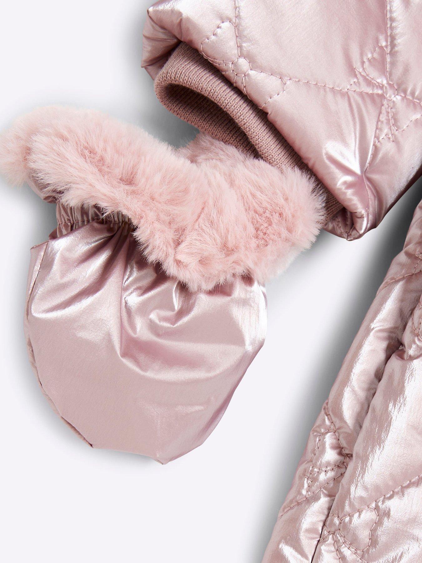 river-island-baby-baby-girl-quilted-hooded-bow-snowsuit-pinkoutfit