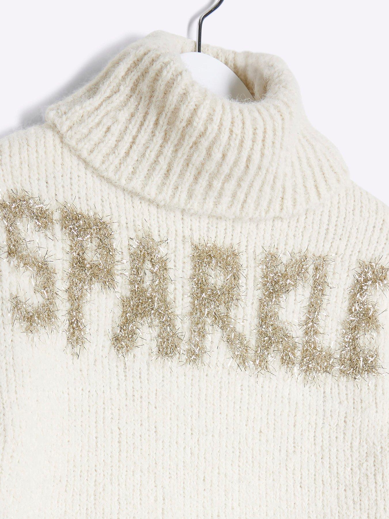 river-island-mini-mini-girl-christmas-jumper-sparkle-trouser-set-creamdetail