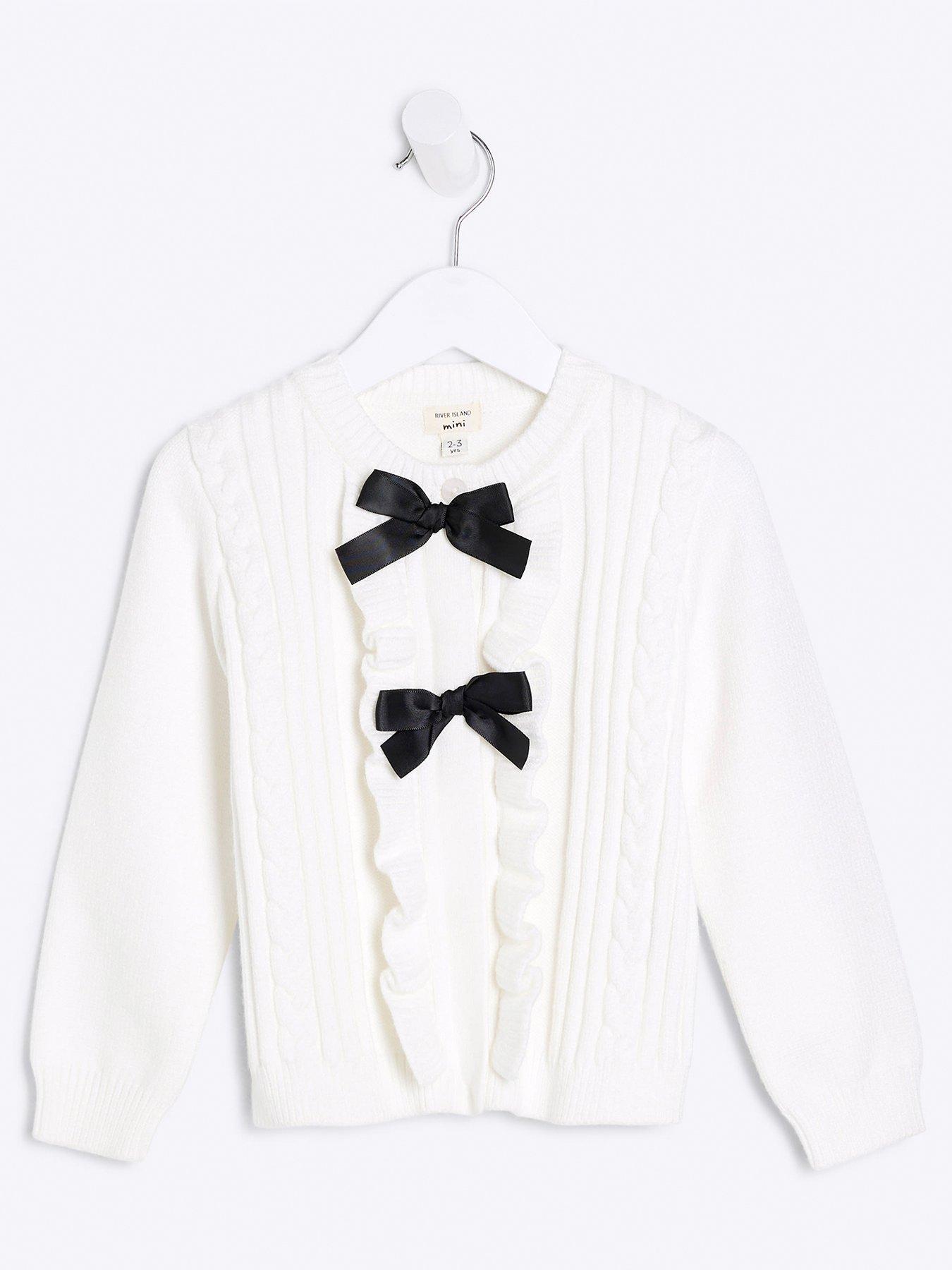 river-island-mini-knitted-bow-cardigan-cream