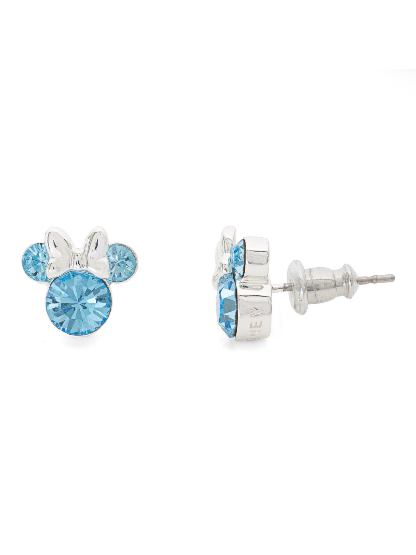 disney-minnie-silver-plated-march-birthstone-stud-earringsstillFront