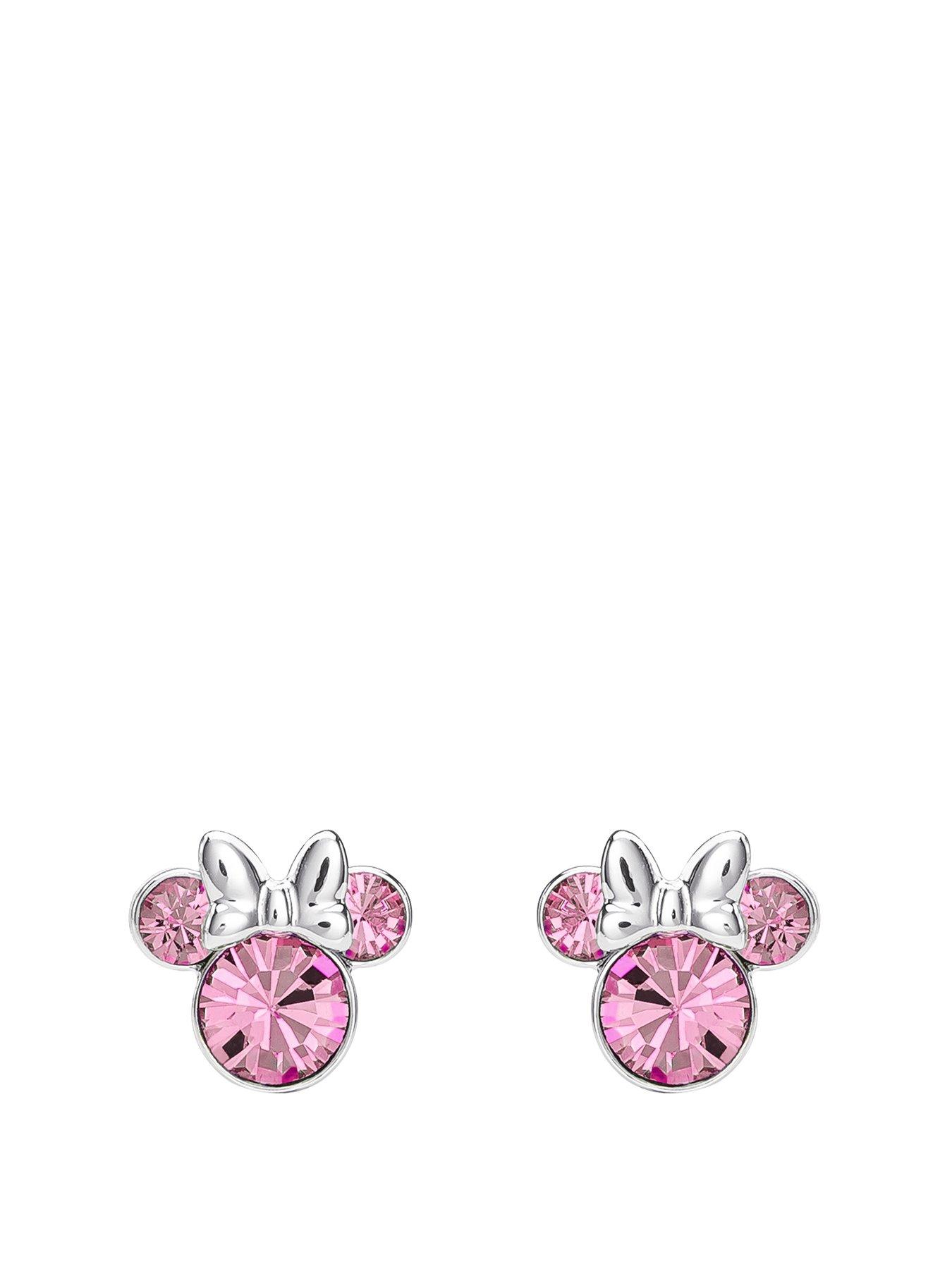 disney-minnie-mouse-pink-crystal-earrings