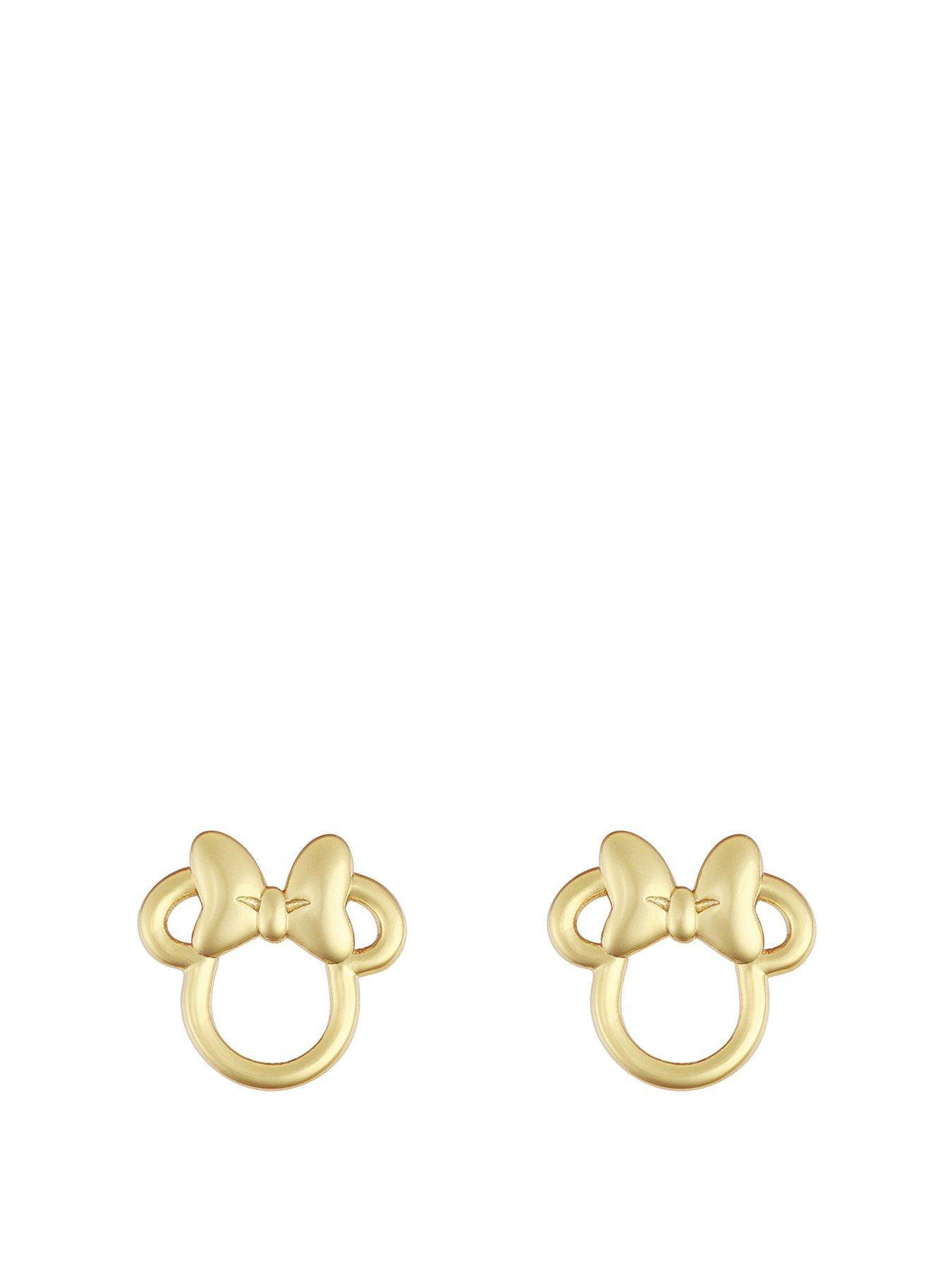 disney-gold-minnie-mouse-bow-earrings