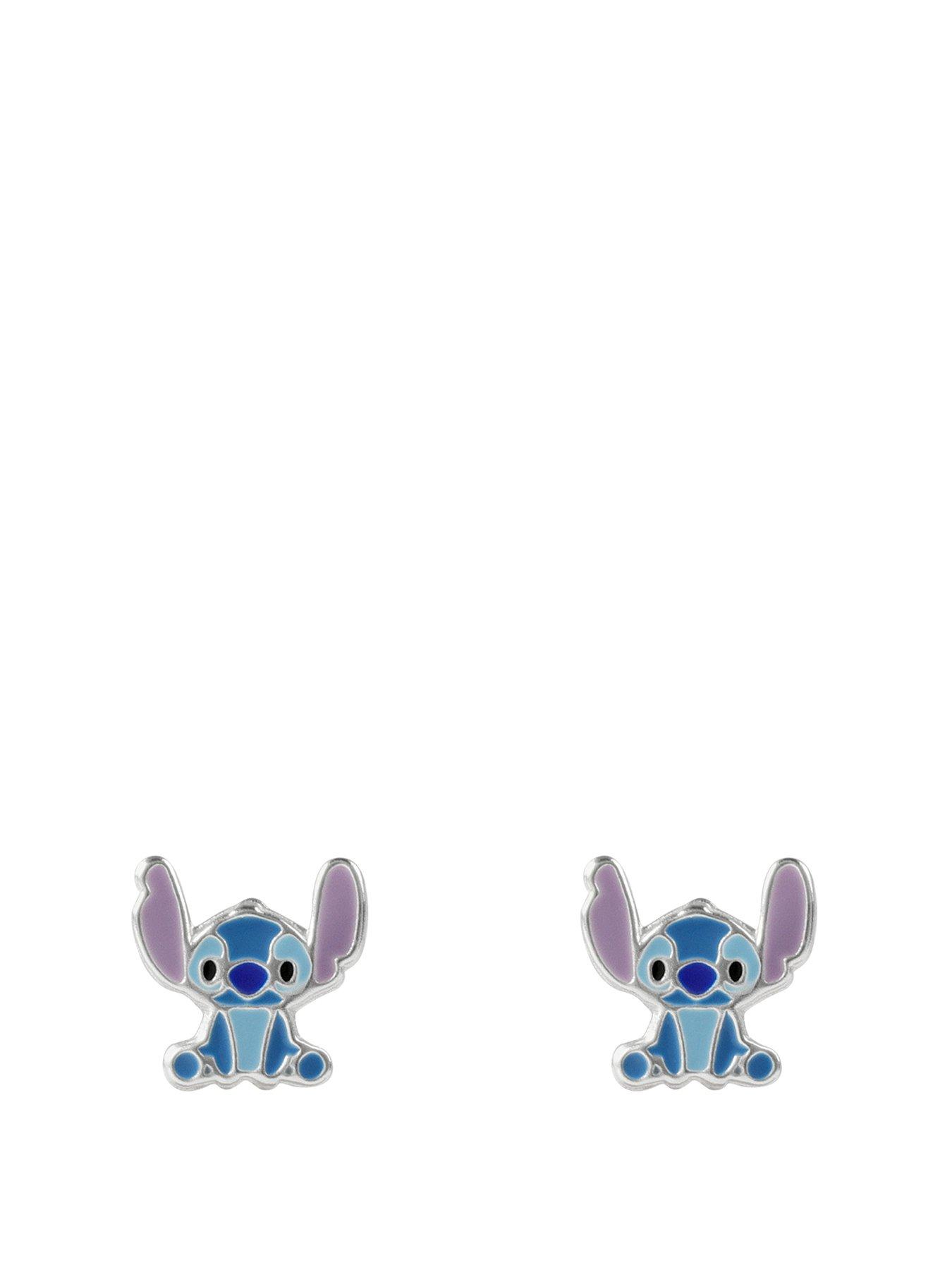 disney-stitch-silver-earrings