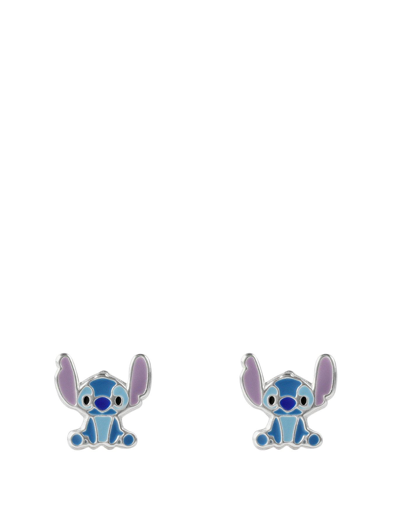 Disney Stitch Silver Earrings
